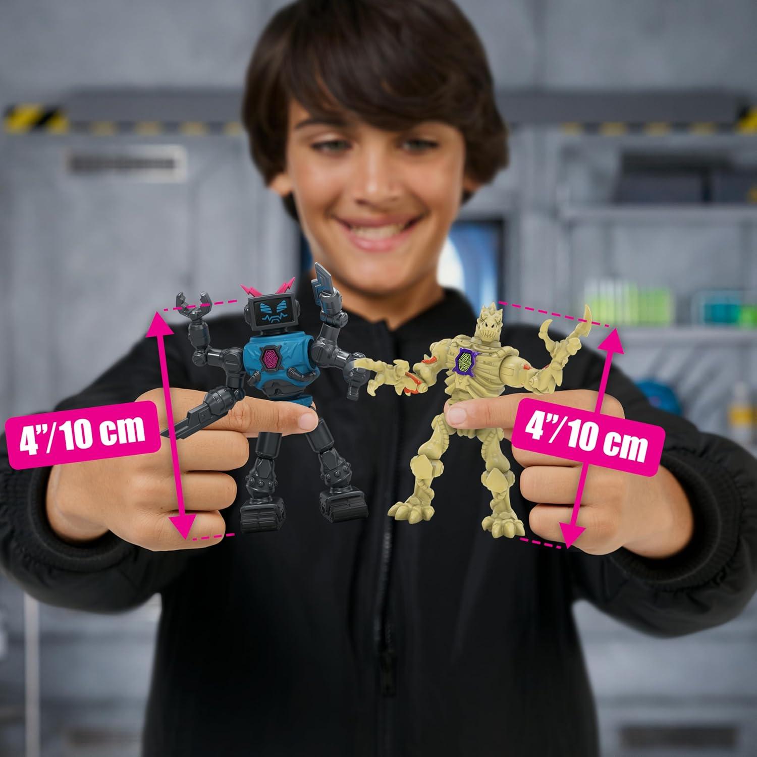 Híbridos MrBeast Paquete Múltiple 2 Figuras de Acción