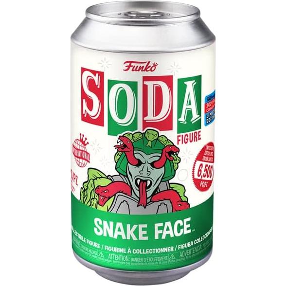 Funko Vinyl SODA Snake Face MOTU con Chase 10.5 cm