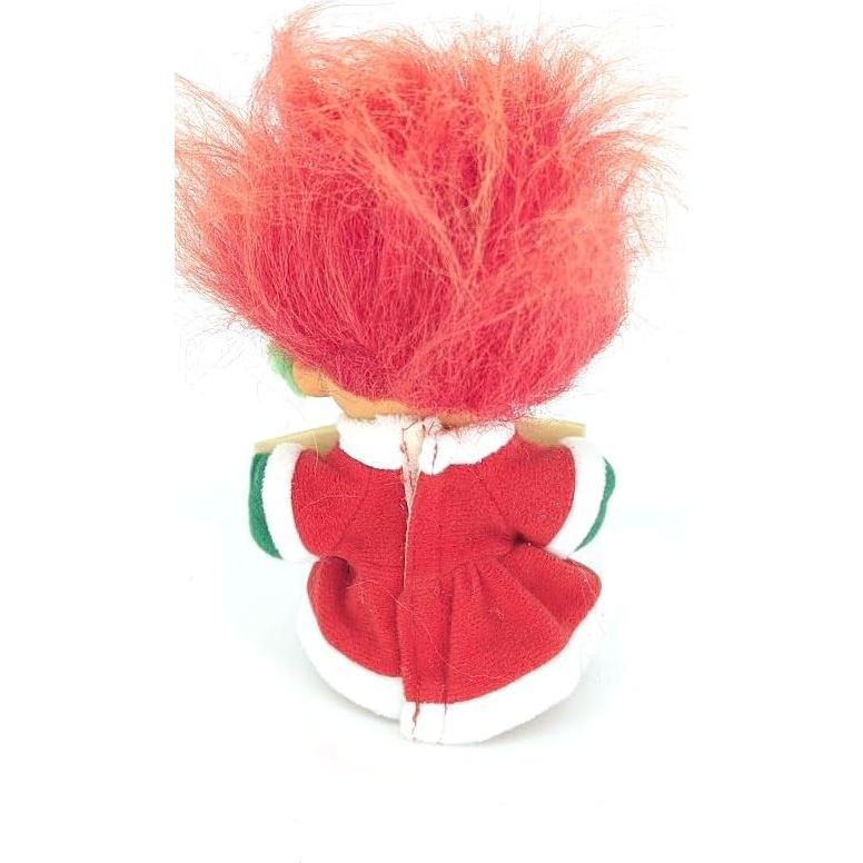 Muñeca Troll Cantante de Villancicos Vintage 12.7 cm