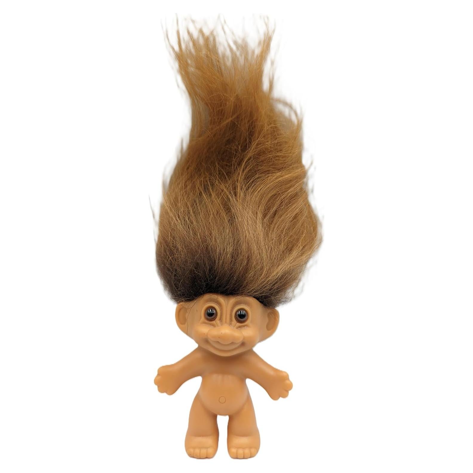 Muñeca Troll Vintage Russ Pelo Marrón 12.7 cm Coleccionable