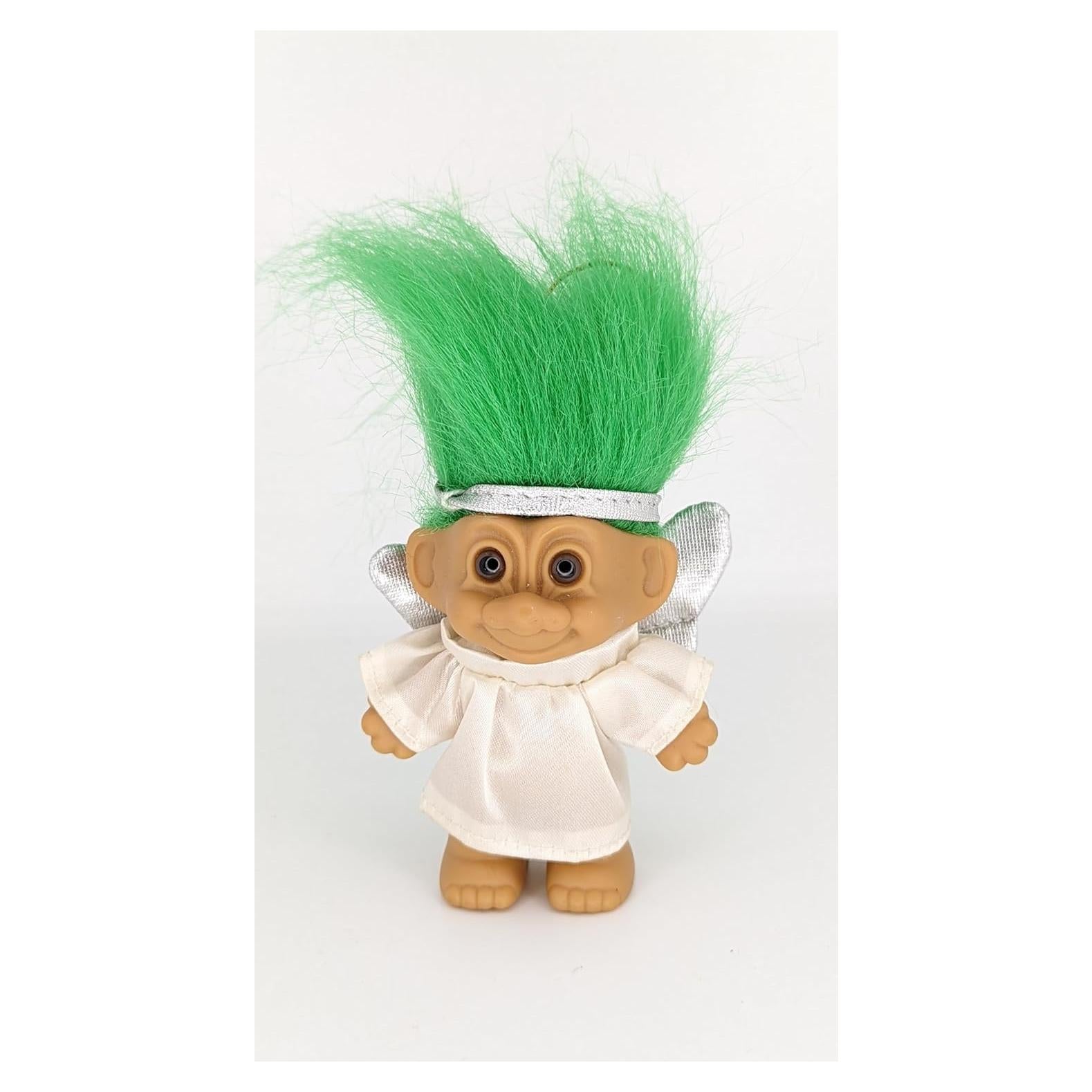 Muñeca Troll Vintage 7.62 cm Verde Russ Berries