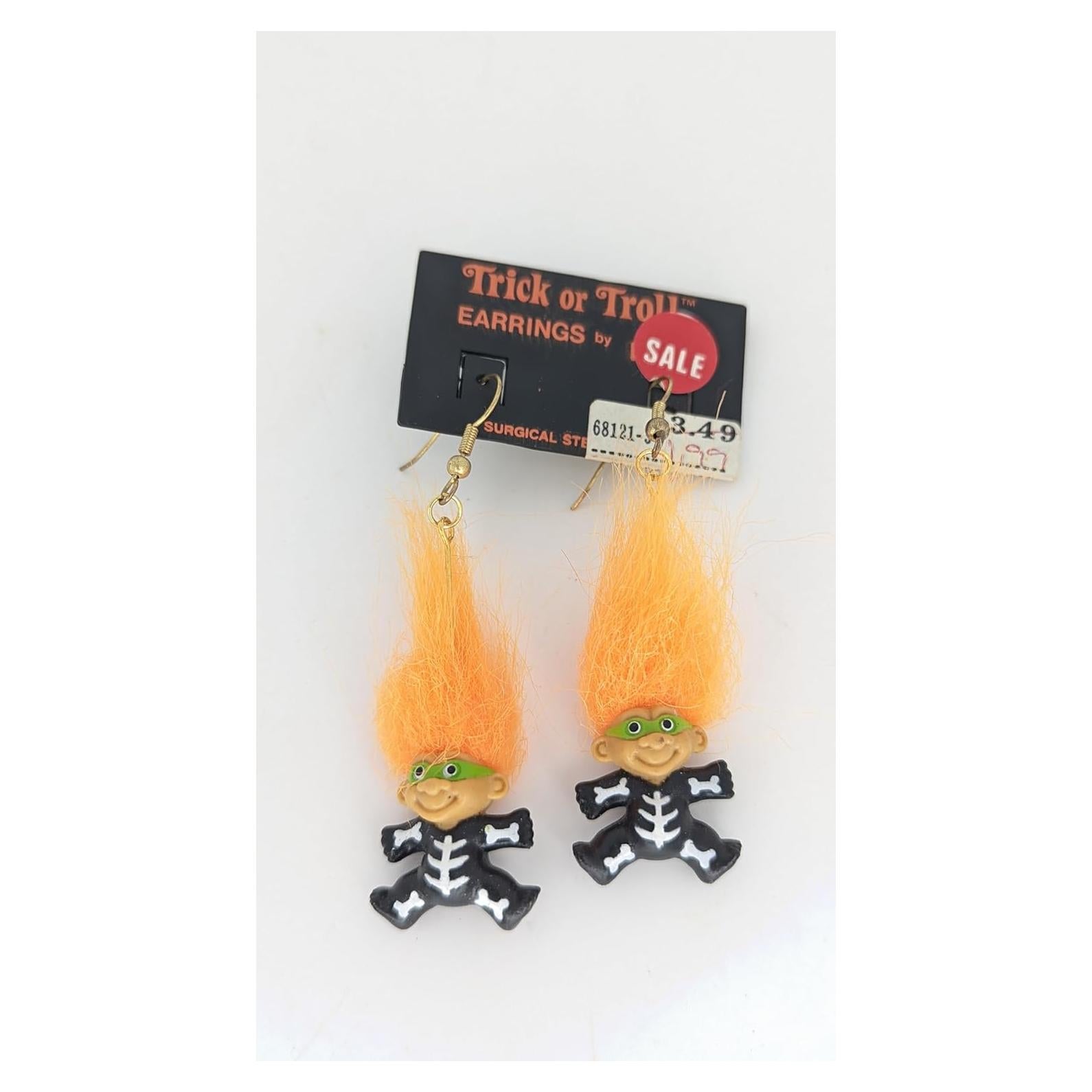 Muñeca Troll Russ Halloween Esqueleto 12.7 cm