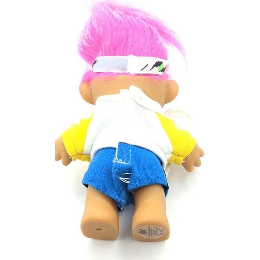 Muñeca Troll Russ Berries Vintage 12.7 cm Cabello Rosa