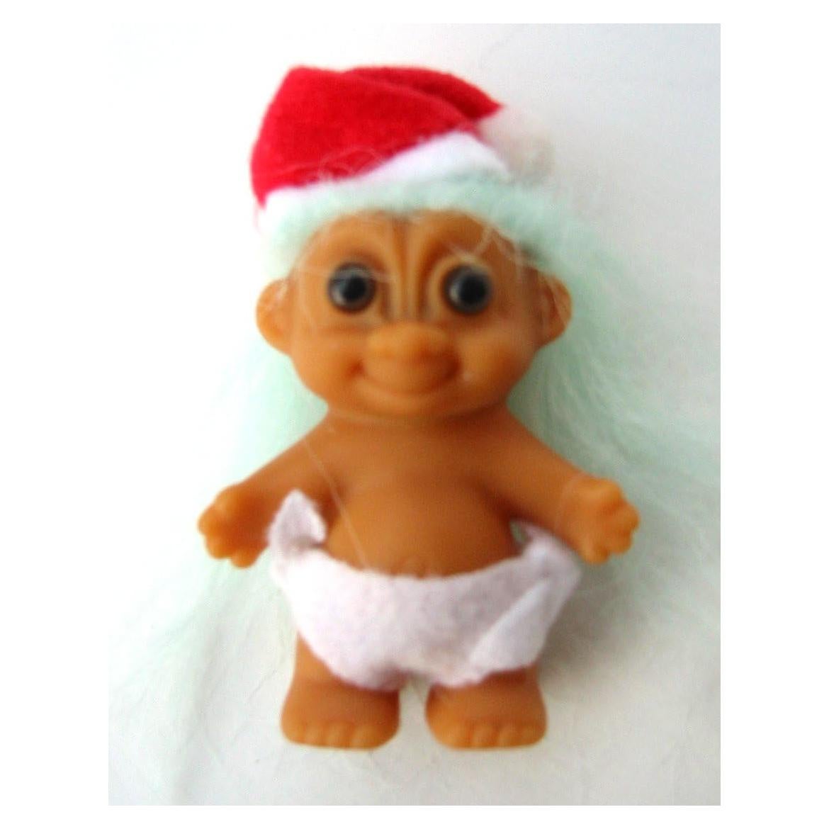 Muñeco Troll de Navidad Russ Berrie 6.99 cm Coleccionable