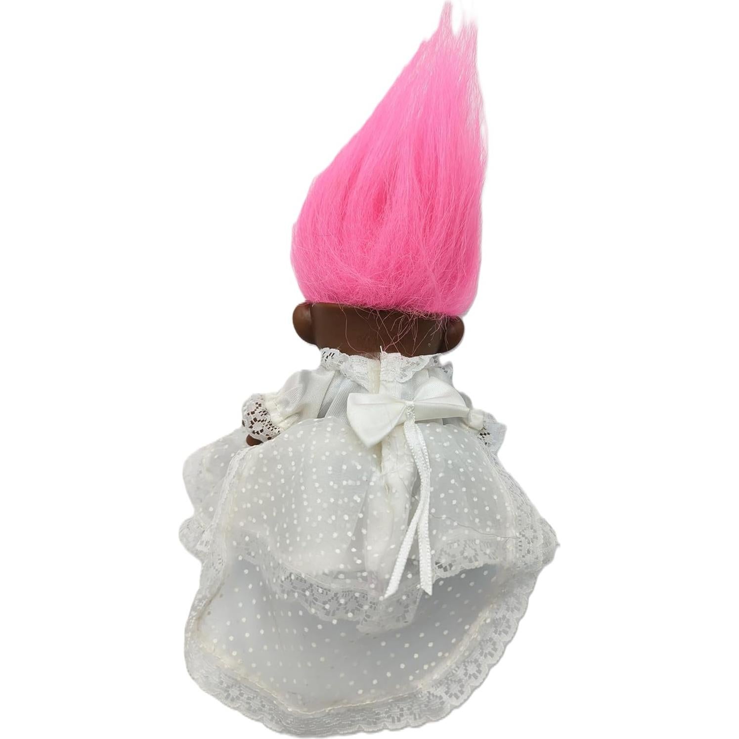 Muñeca Troll Vintage Russ Berries 12.7 cm Cabello Rosa