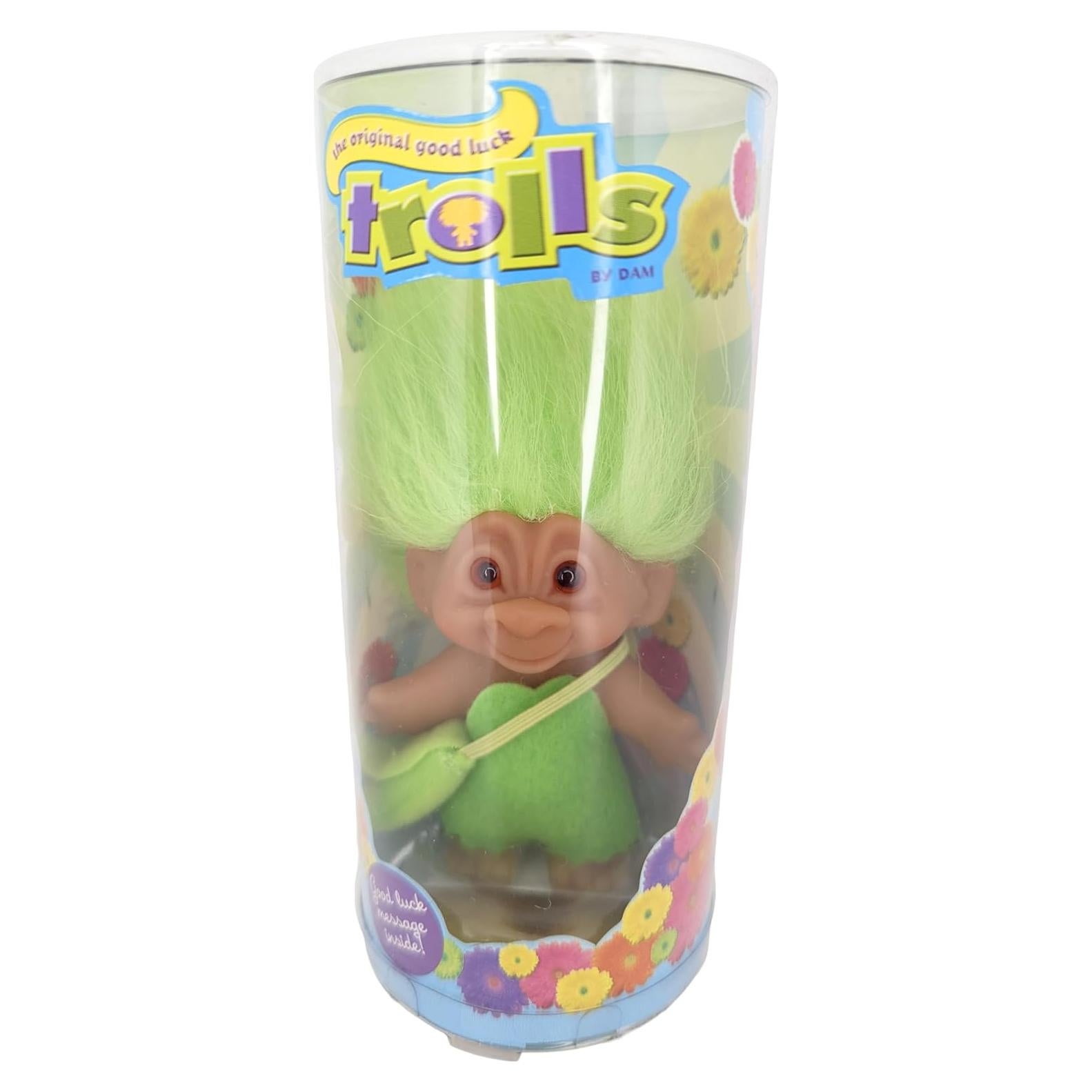 Muñeca Troll Coleccionable Russ Berries 12.7 cm Verde