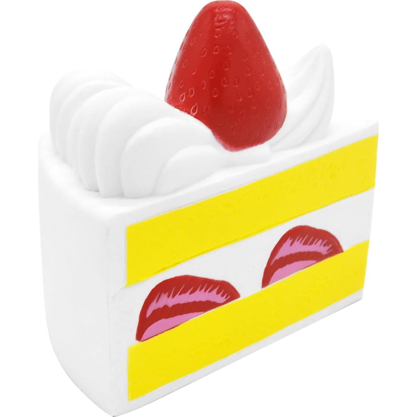 Pastel de Cumpleaños Squishy KIIBRU Blanco 15x9x14.5cm