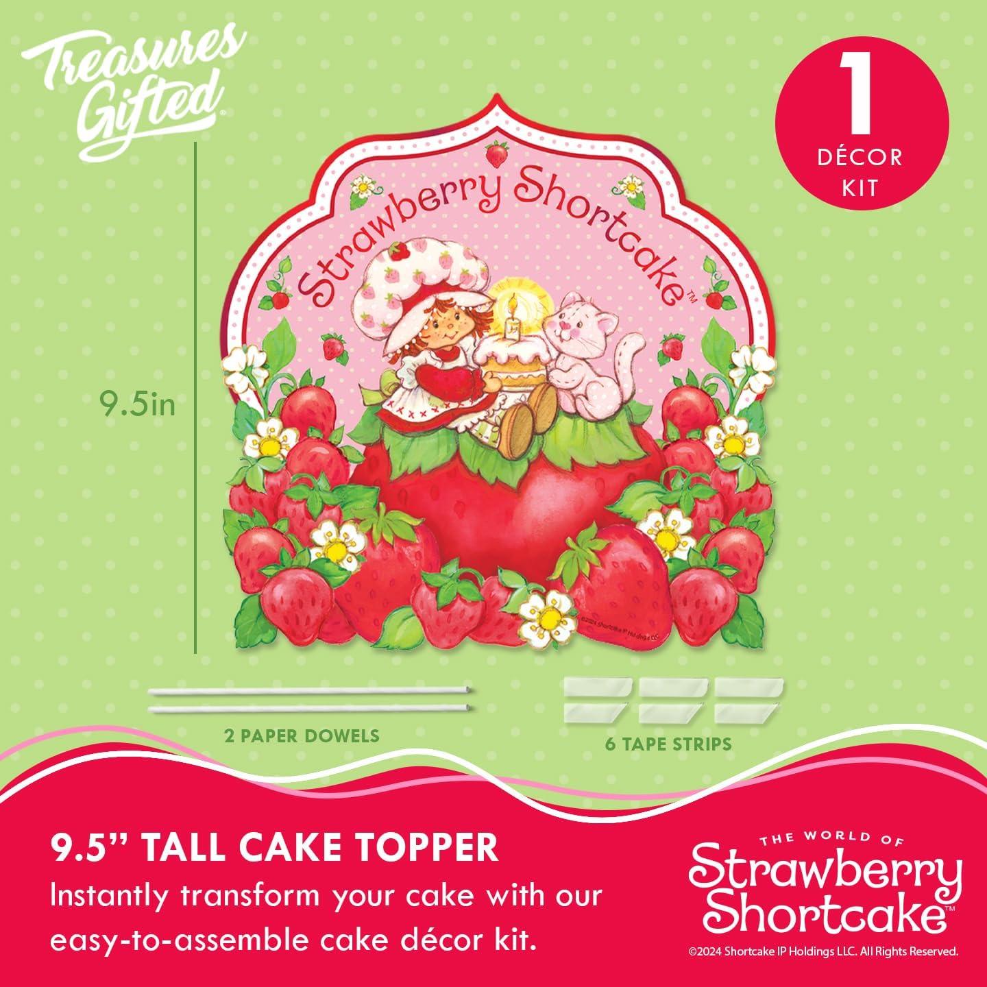 Decoraciones de Fiesta de Fresa Treasures Gifted - 1 Topper y 24 Fundas