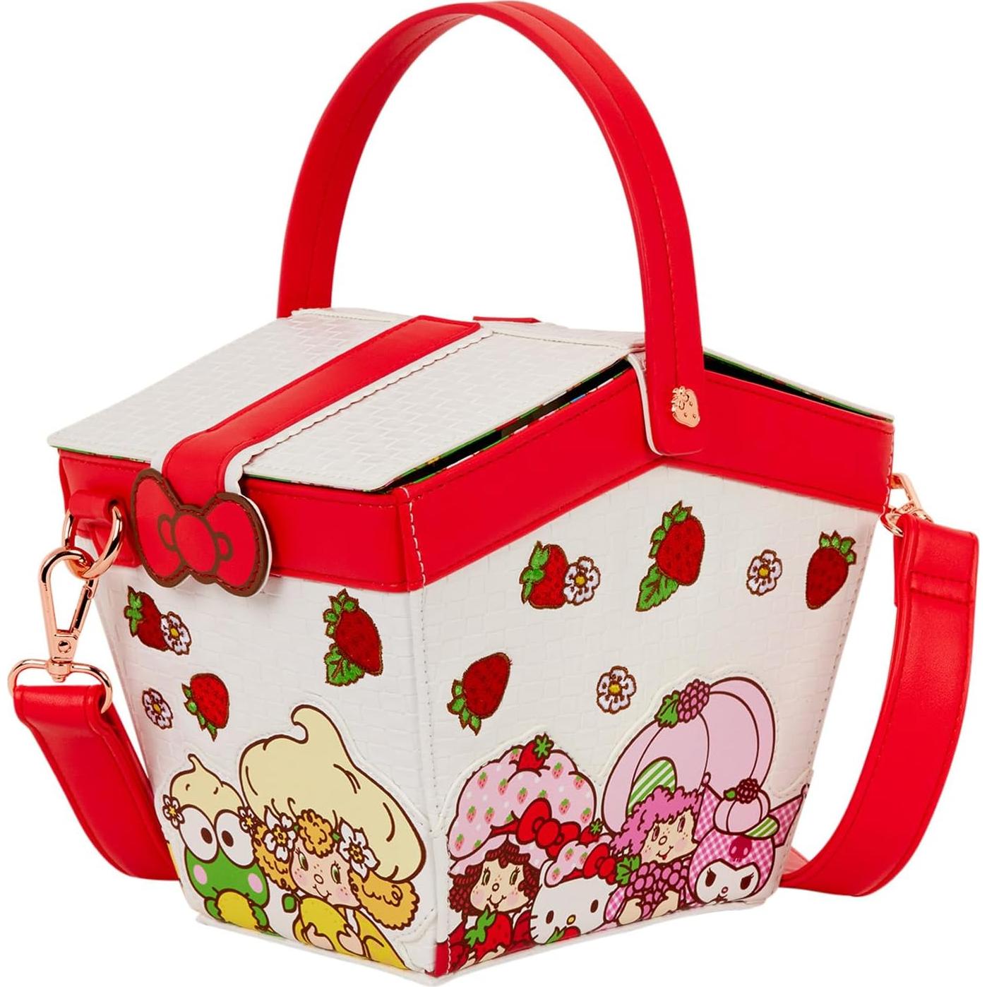 Bolso Cruzado Loungefly Sanrio x Strawberry Shortcake 15.7x17.7cm