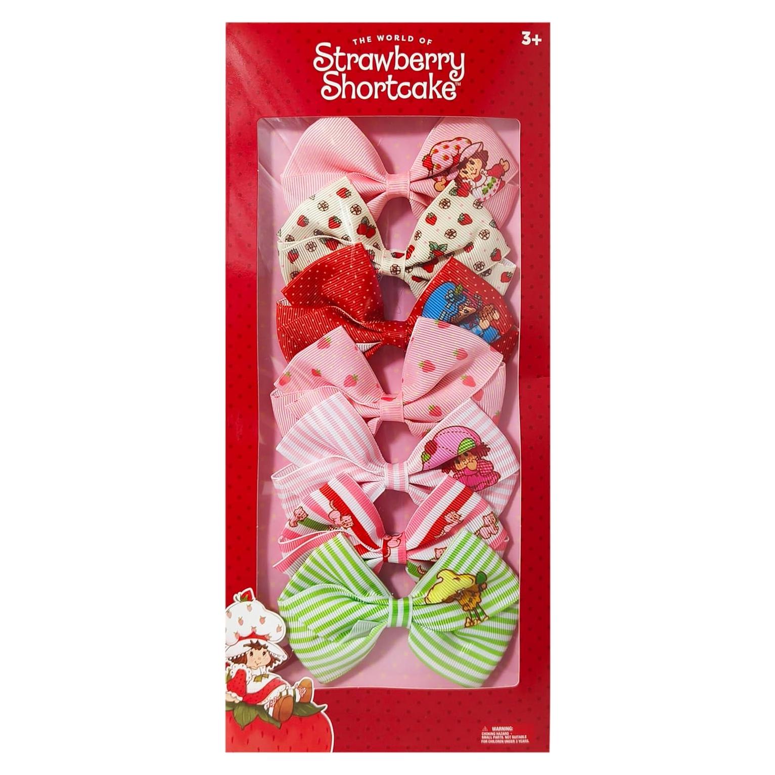 Clips de Pelo de Cocodrilo LUV HER - Pastel de Fresa - 7 Piezas - 10.16 cm - Antideslizantes