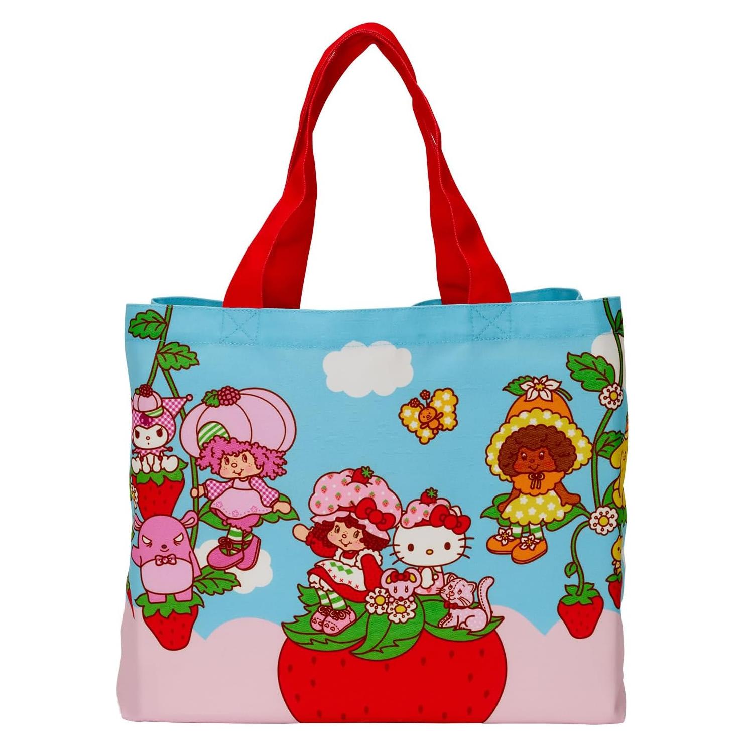 Bolso Tote de Lona Loungefly Sanrio X Strawberry Shortcake 61cm