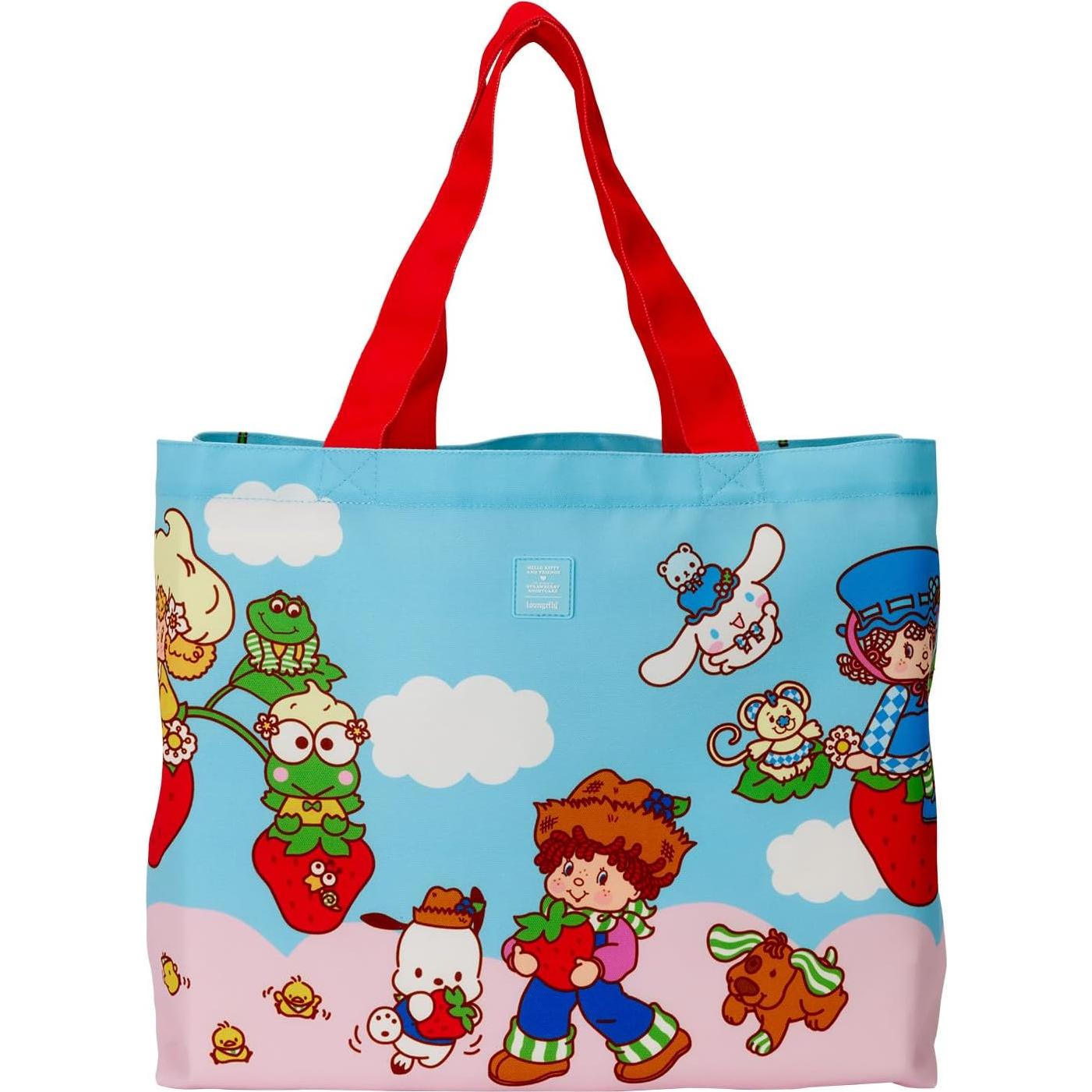Bolso Tote de Lona Loungefly Sanrio X Strawberry Shortcake 61cm