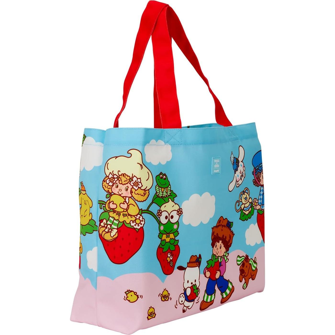 Bolso Tote de Lona Loungefly Sanrio X Strawberry Shortcake 61cm