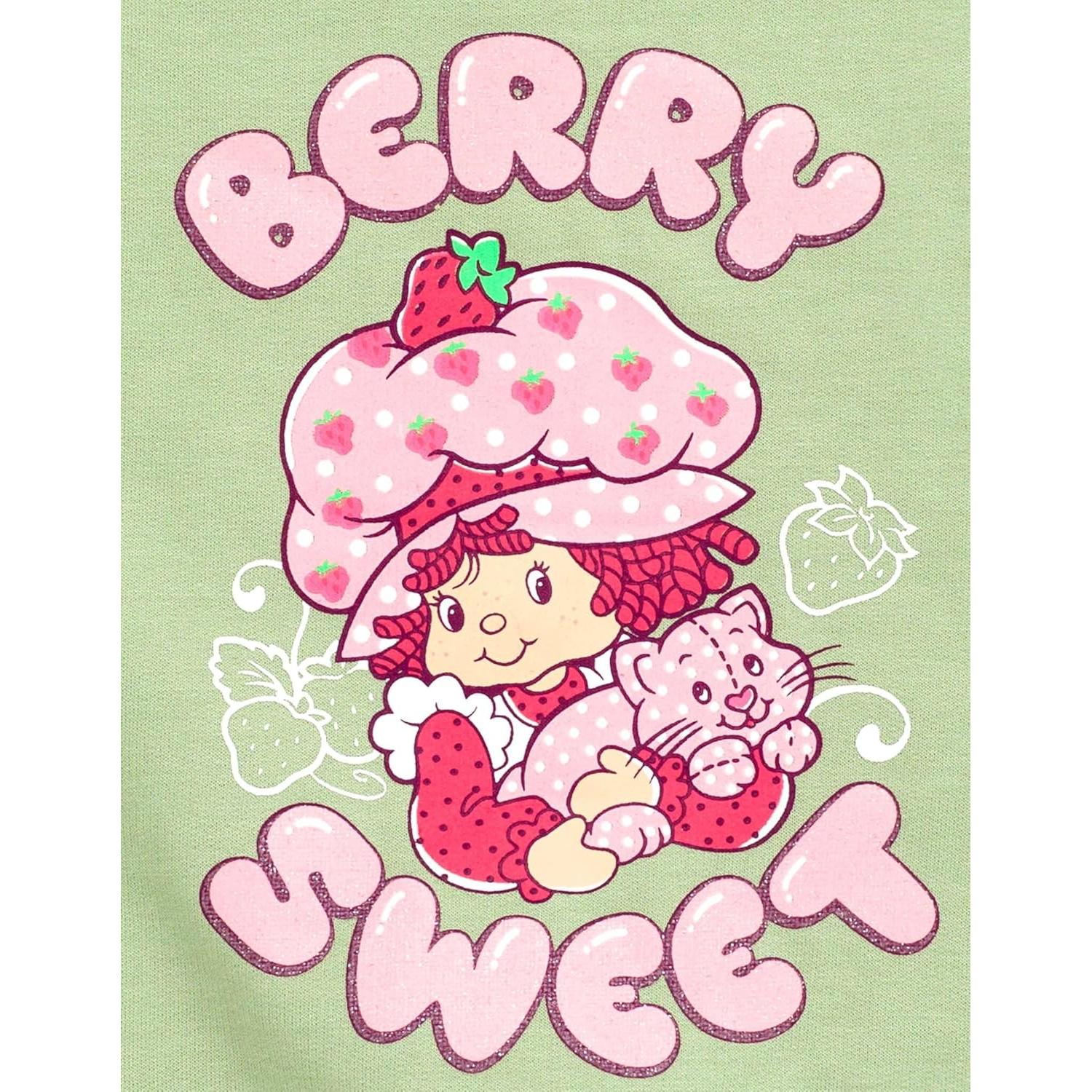 Conjunto sudadera y pantalones Strawberry Shortcake 2T-10-12 verde