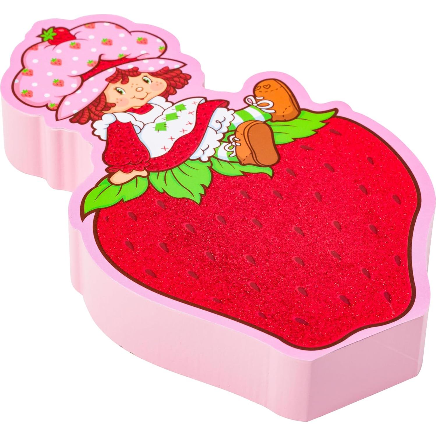 Señal de Pared MDF Glitter Fresa Shortcake Silver Buffalo