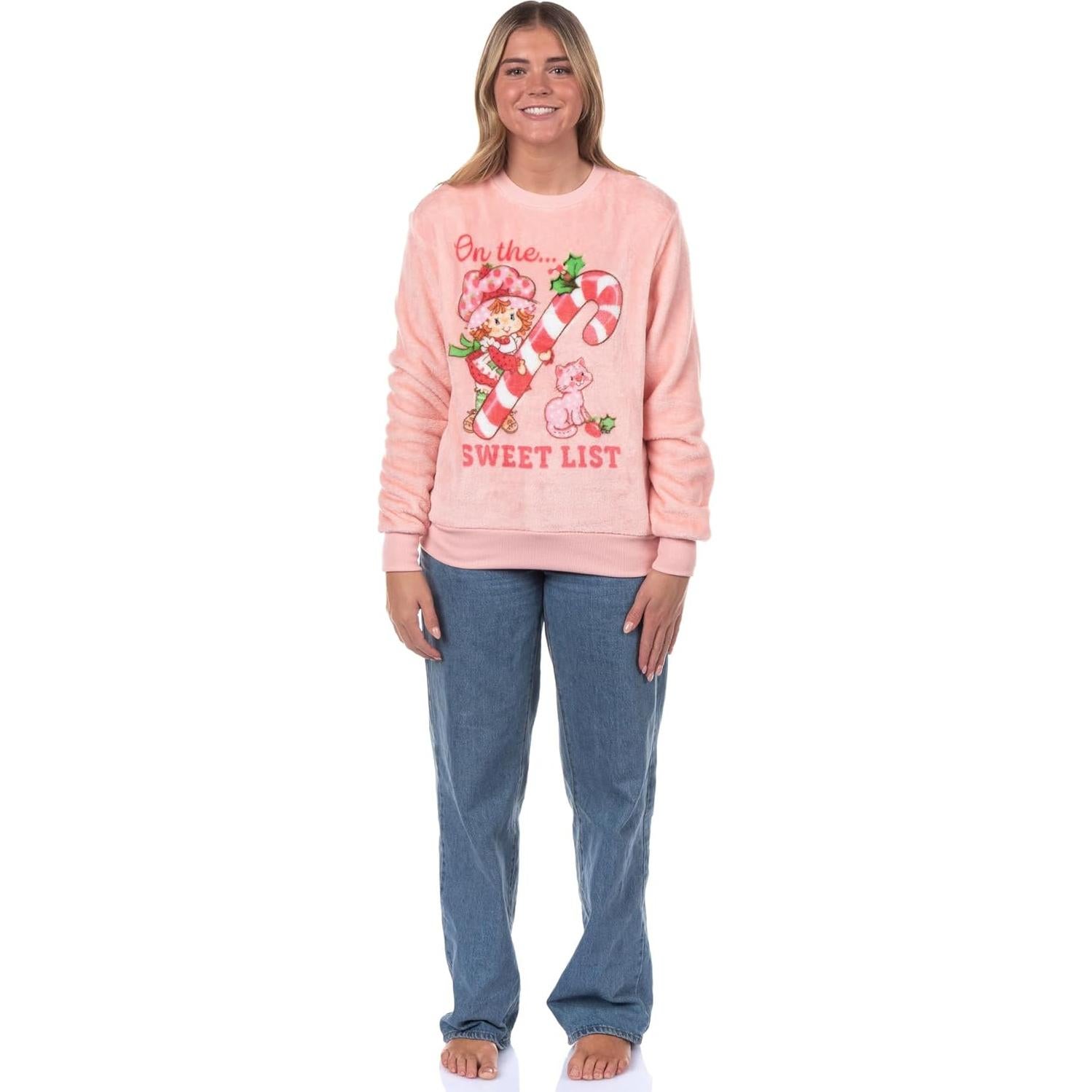 Sudadera de felpa Mad Engine Strawberry Shortcake mujer M