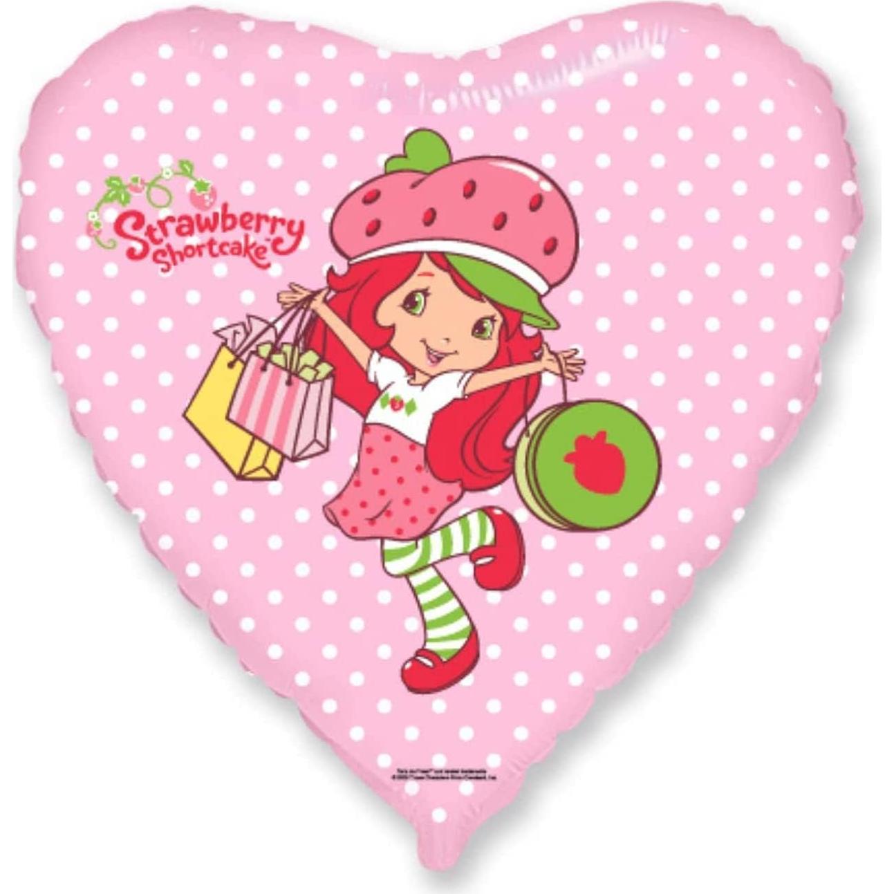 Set de 4 Globos de Fiesta de Pastel de Fresa Epic Party Plan