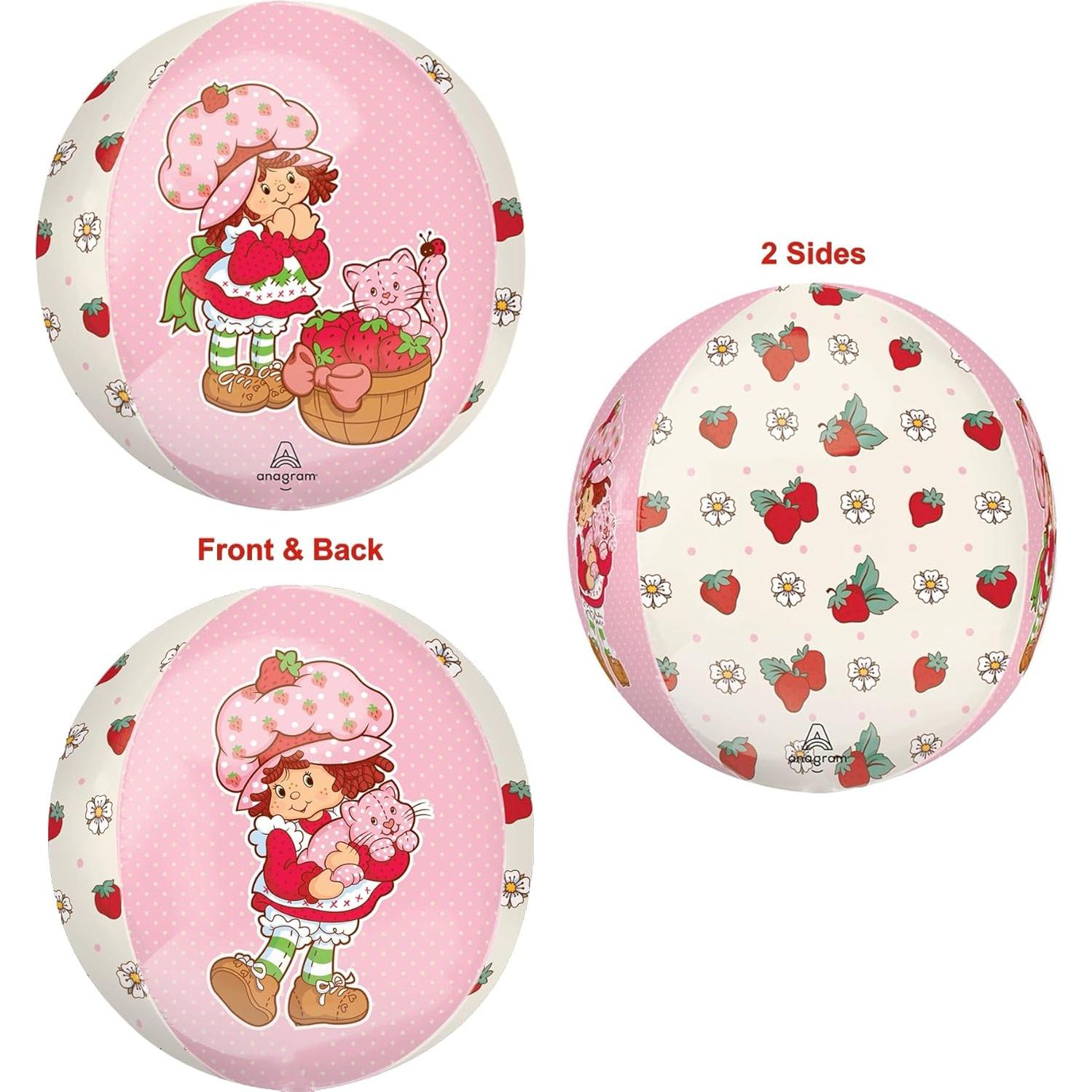 Ramo de Globos de Cumpleaños Niña Anagram Pastel de Fresa 6 Pzs