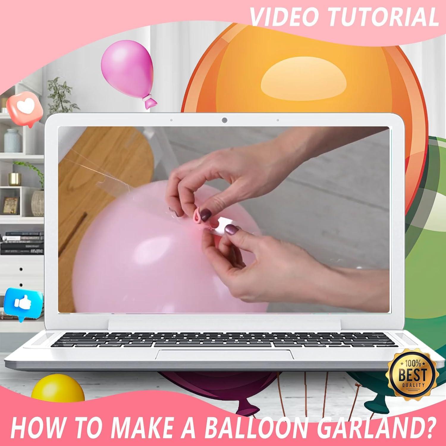 Kit de Arco de Globos Fresa 152 Piezas Baiyou Decoración Fiesta