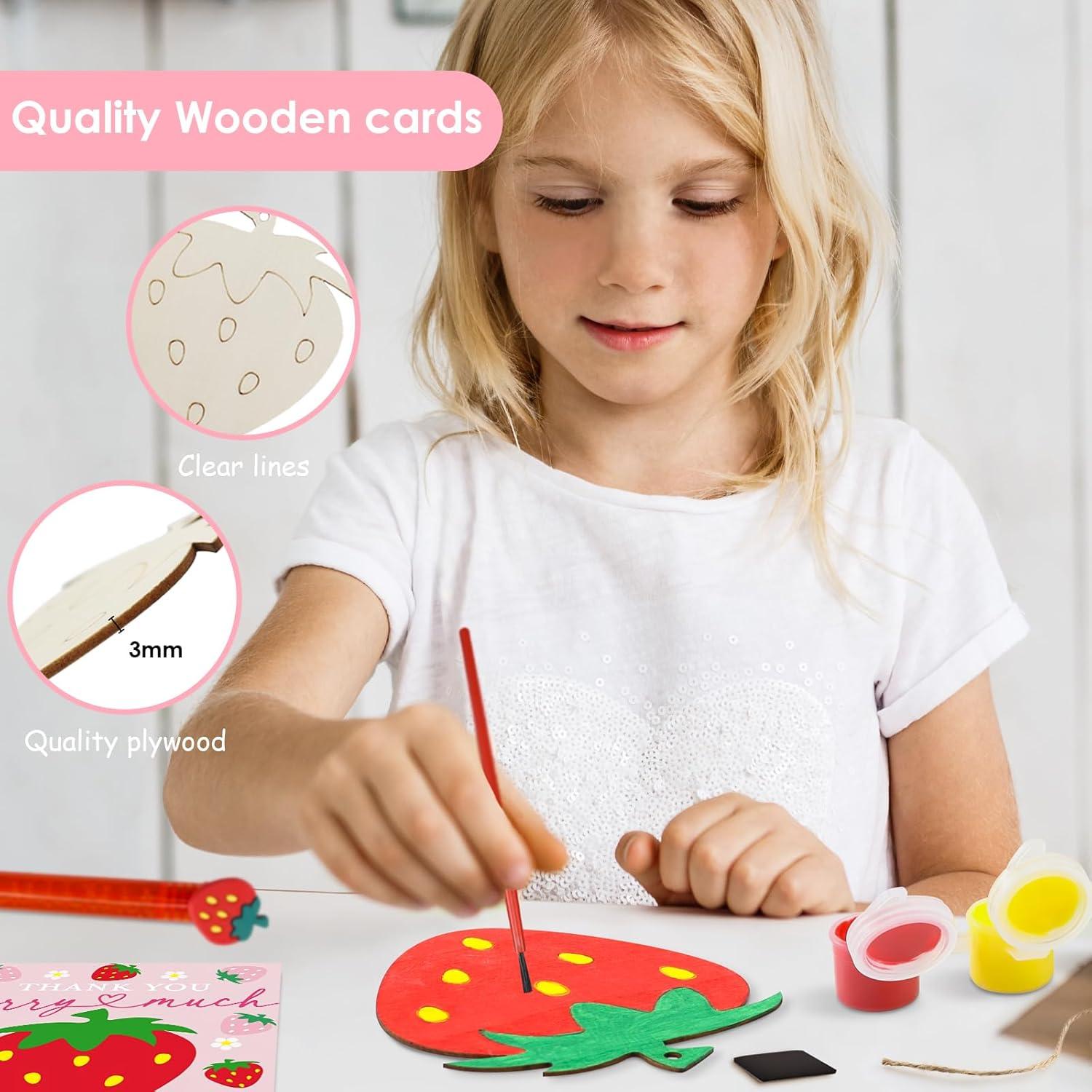 Kit de Fiesta de Fresa Goldentime - 24 Suministros para Niños