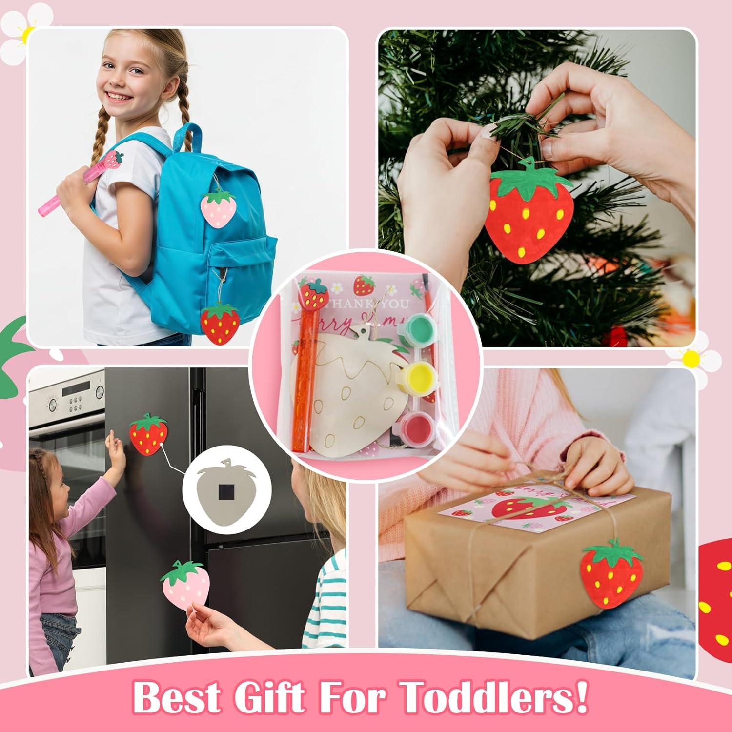 Kit de Fiesta de Fresa Goldentime - 24 Suministros para Niños