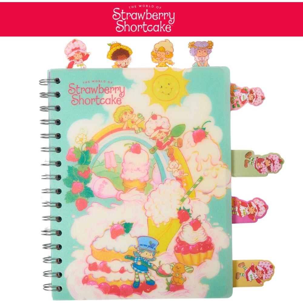 Set Cuaderno Espiral Fresa Shortcake 96 Páginas Rayadas