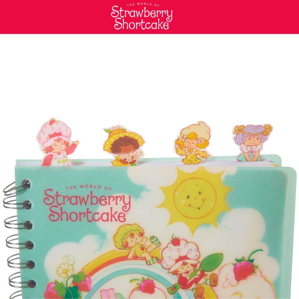 Set Cuaderno Espiral Fresa Shortcake 96 Páginas Rayadas