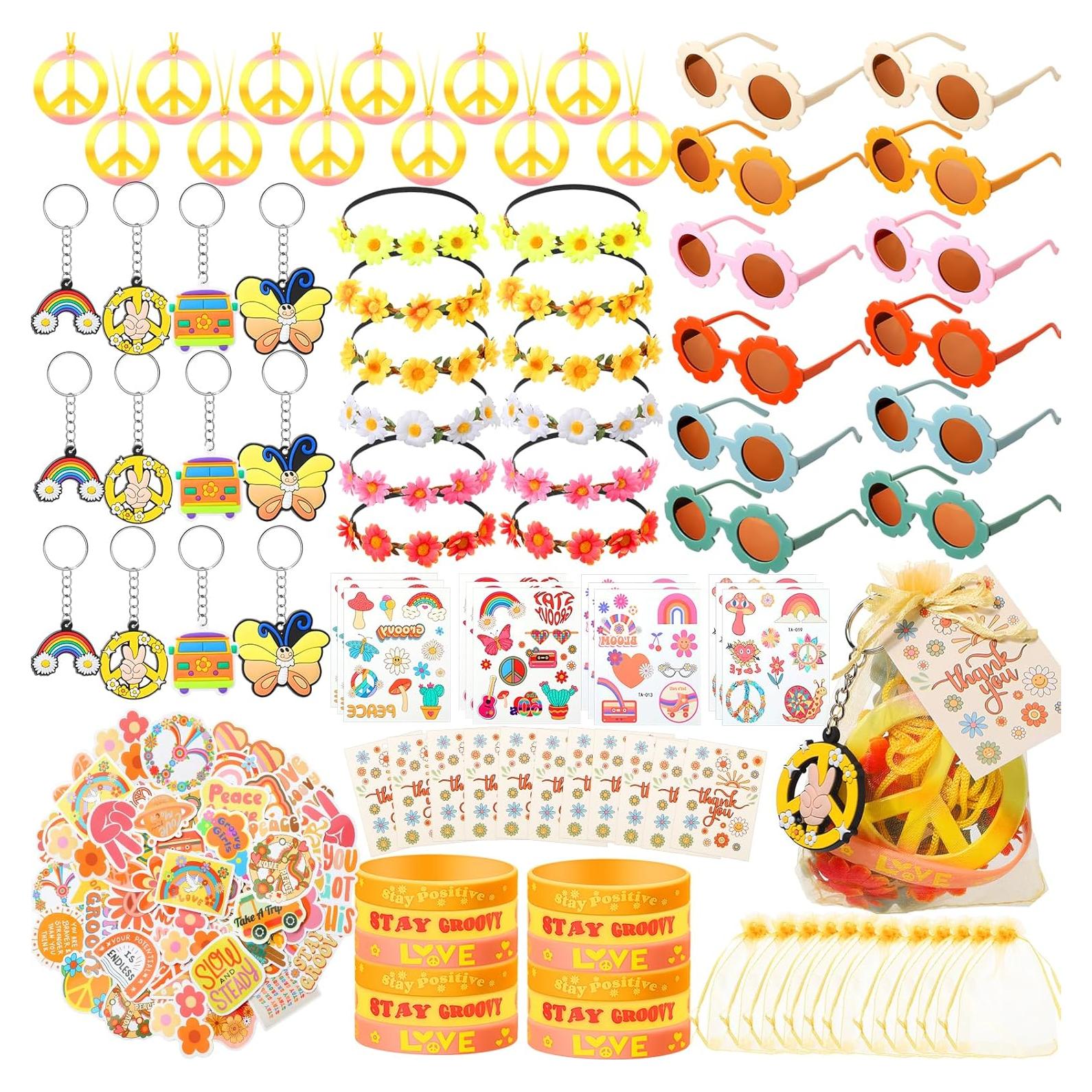 Favoritos de Fiesta Groovy Tenceur 146 Piezas para Cumpleaños