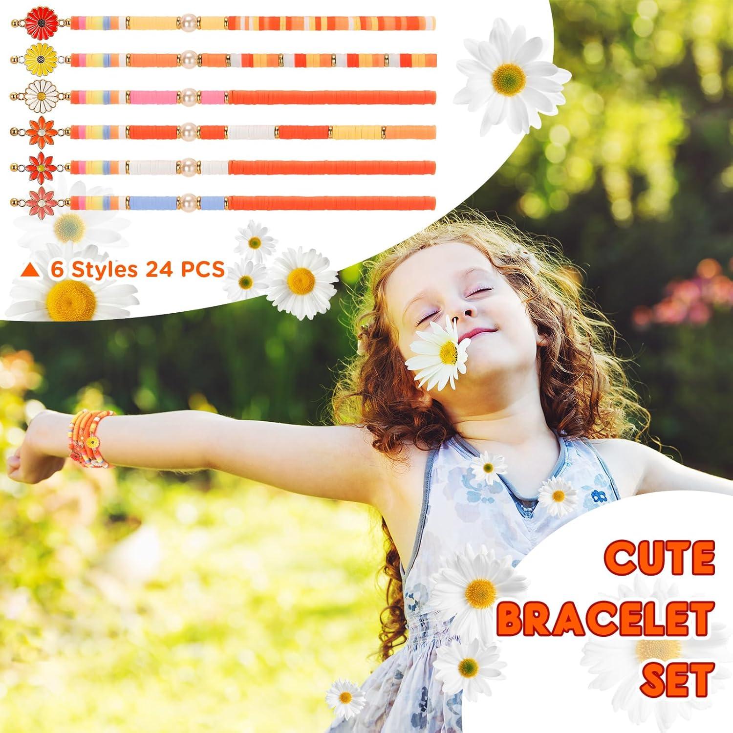 Conjunto de 24 Pulseras Groovy Retro Landical para Fiesta