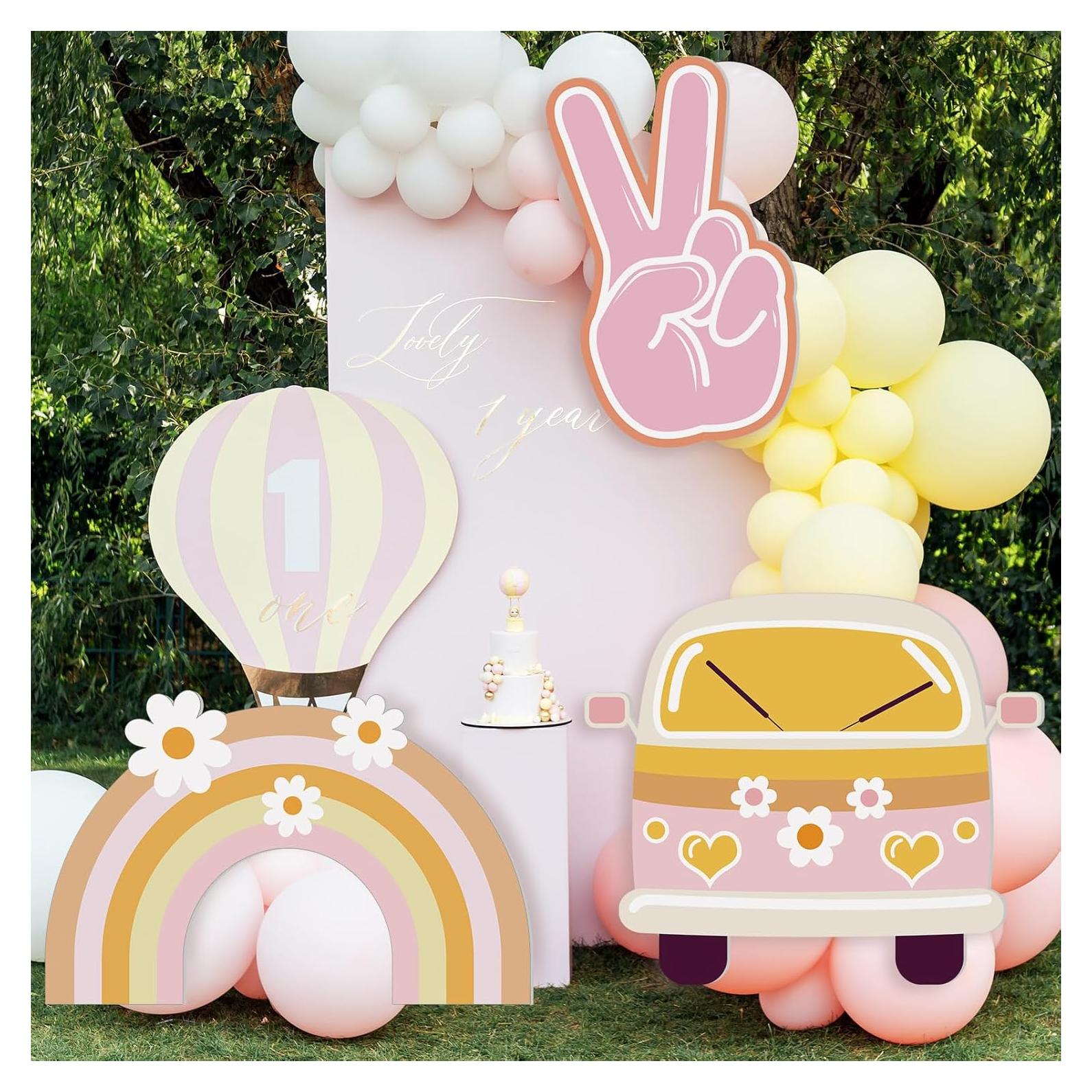 Soulchen 3 Piezas Decoraciones Retro Hippie para Fiesta