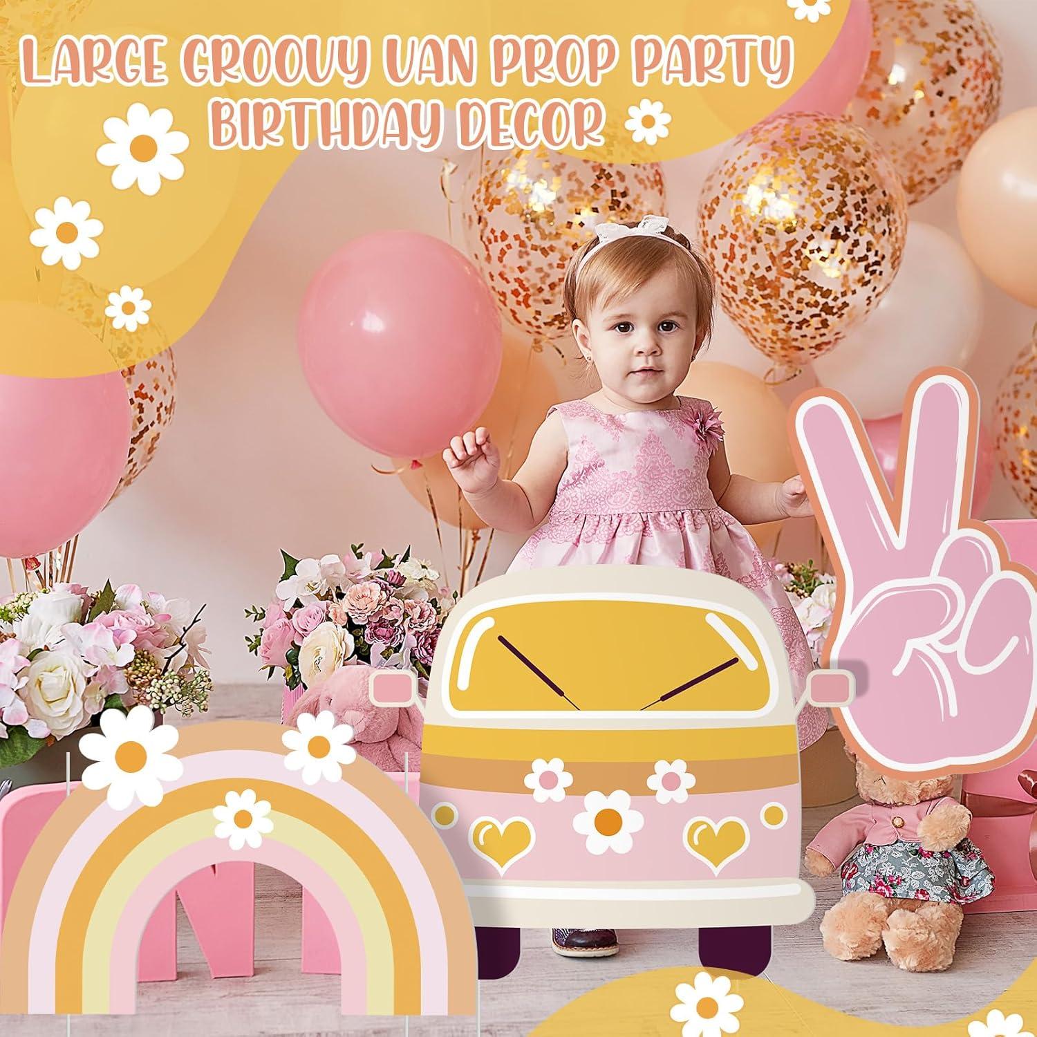 Soulchen 3 Piezas Decoraciones Retro Hippie para Fiesta