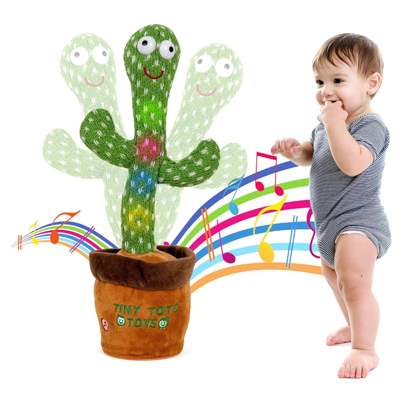 Juguete Cactus Bailarín Tiny Tots Toys - 125 Canciones LED