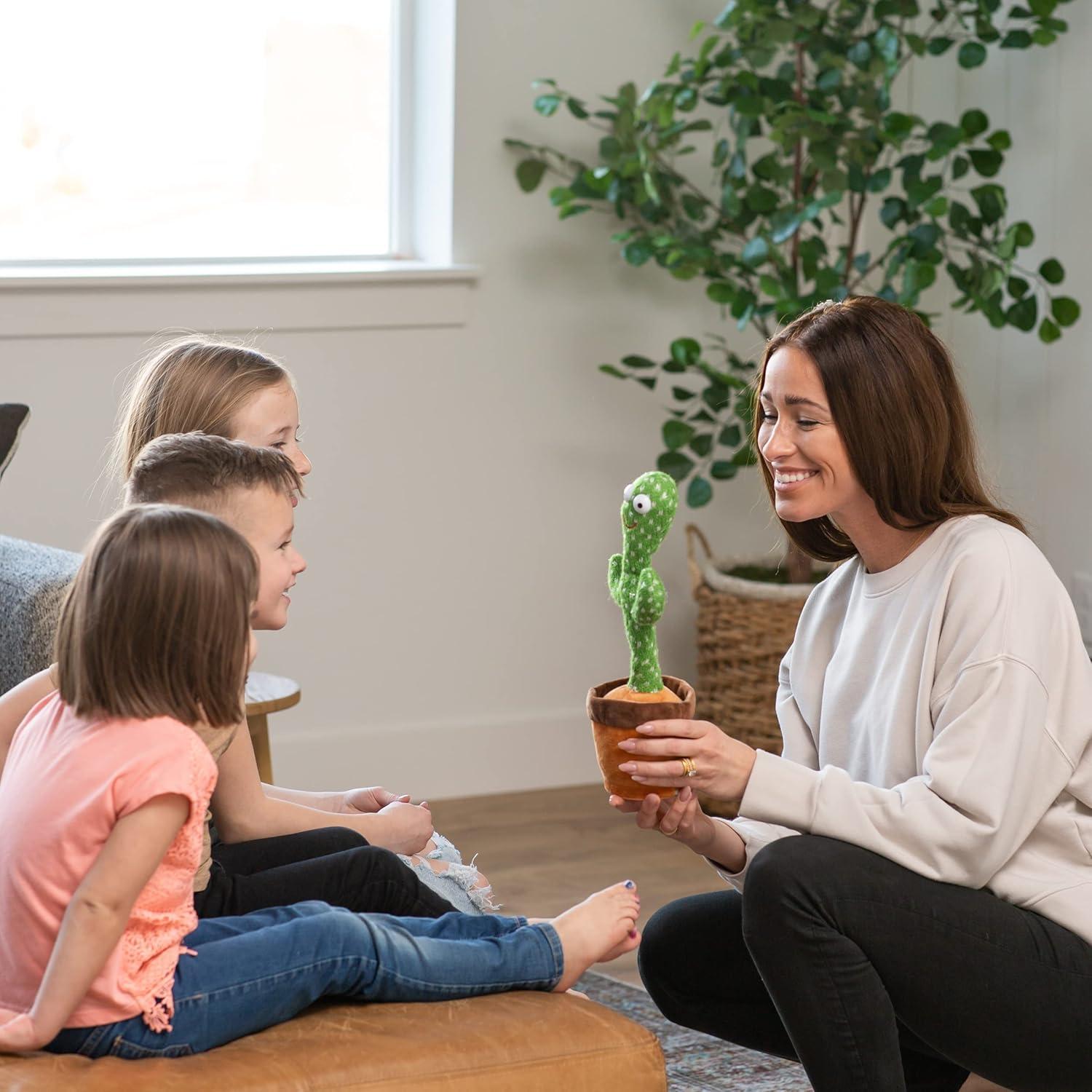 Juguete Cactus Bailarín Tiny Tots Toys - 125 Canciones LED