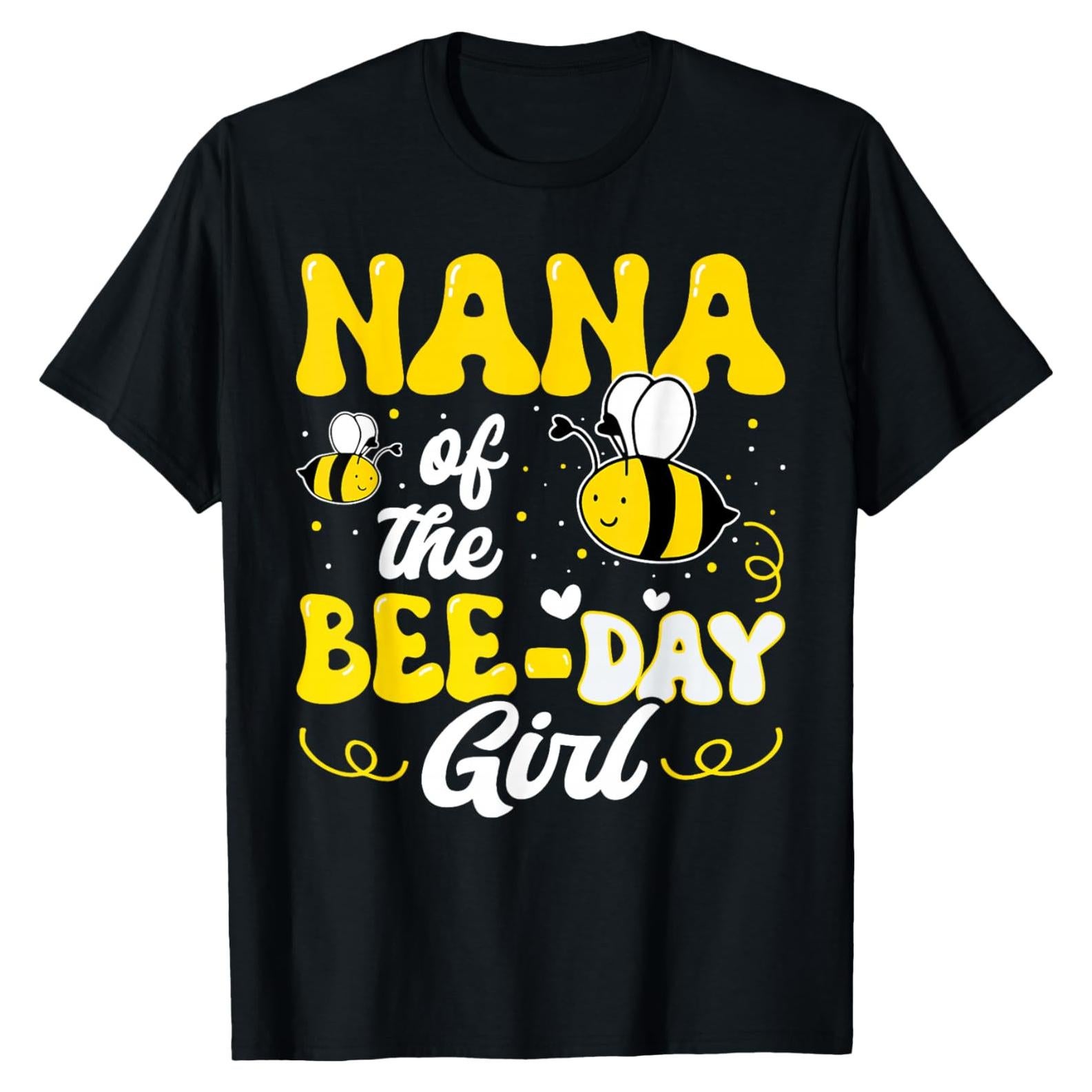 Camiseta Cumpleaños Abeja Tema Fiesta Groovy Nana