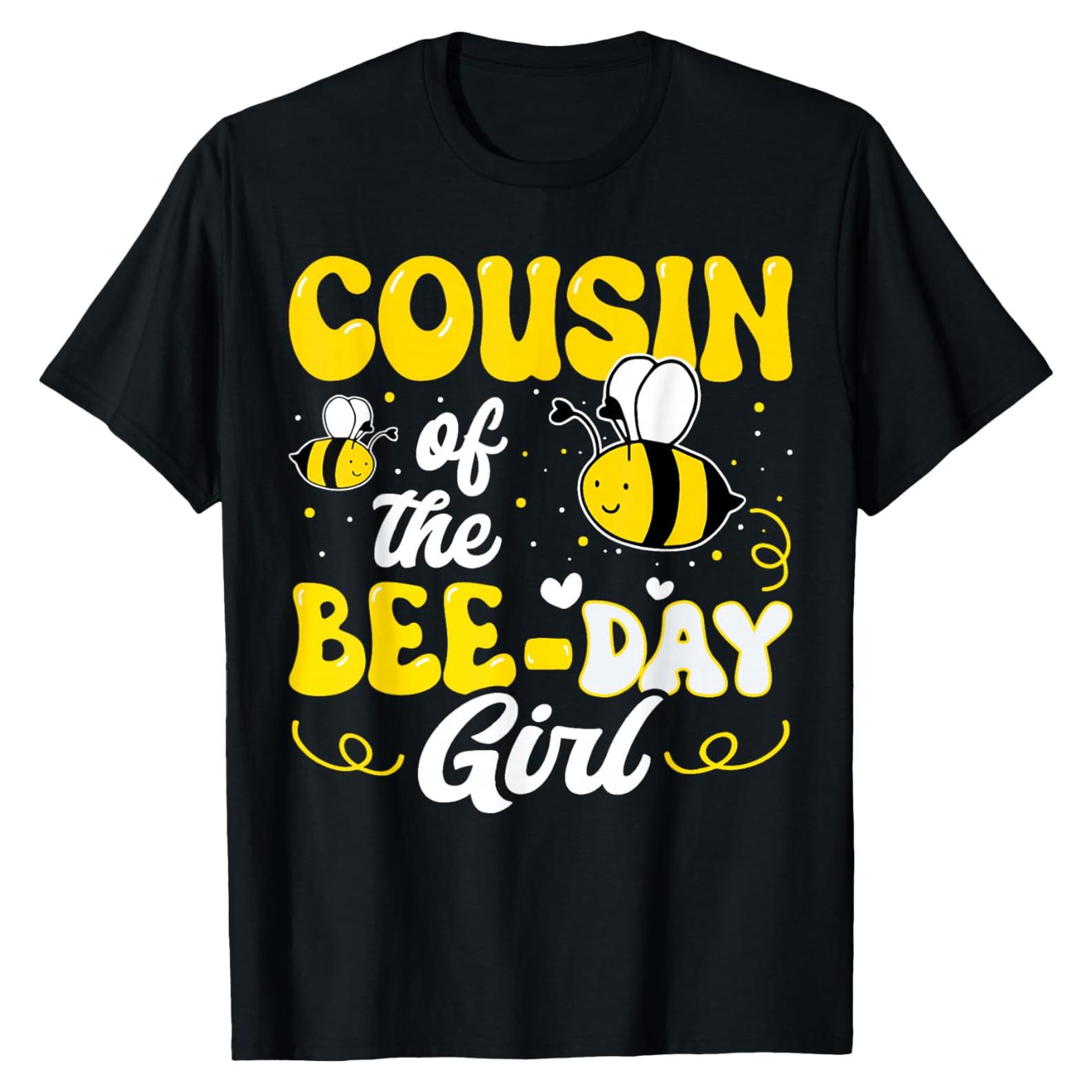 Camiseta Fiesta Cumpleaños Abeja Tema Familiar Regalos