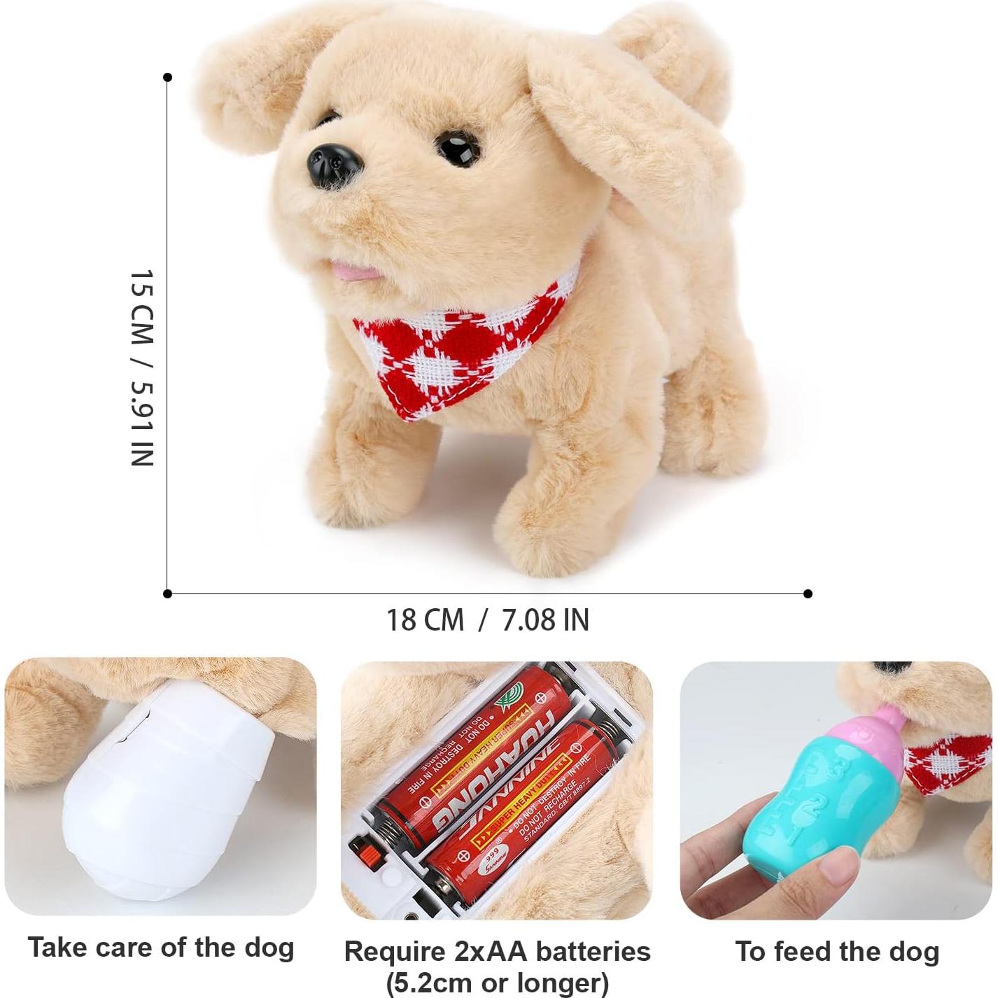 Cachorro de Peluche Eléctrico Sotodik 26x19x20 cm Interactivo