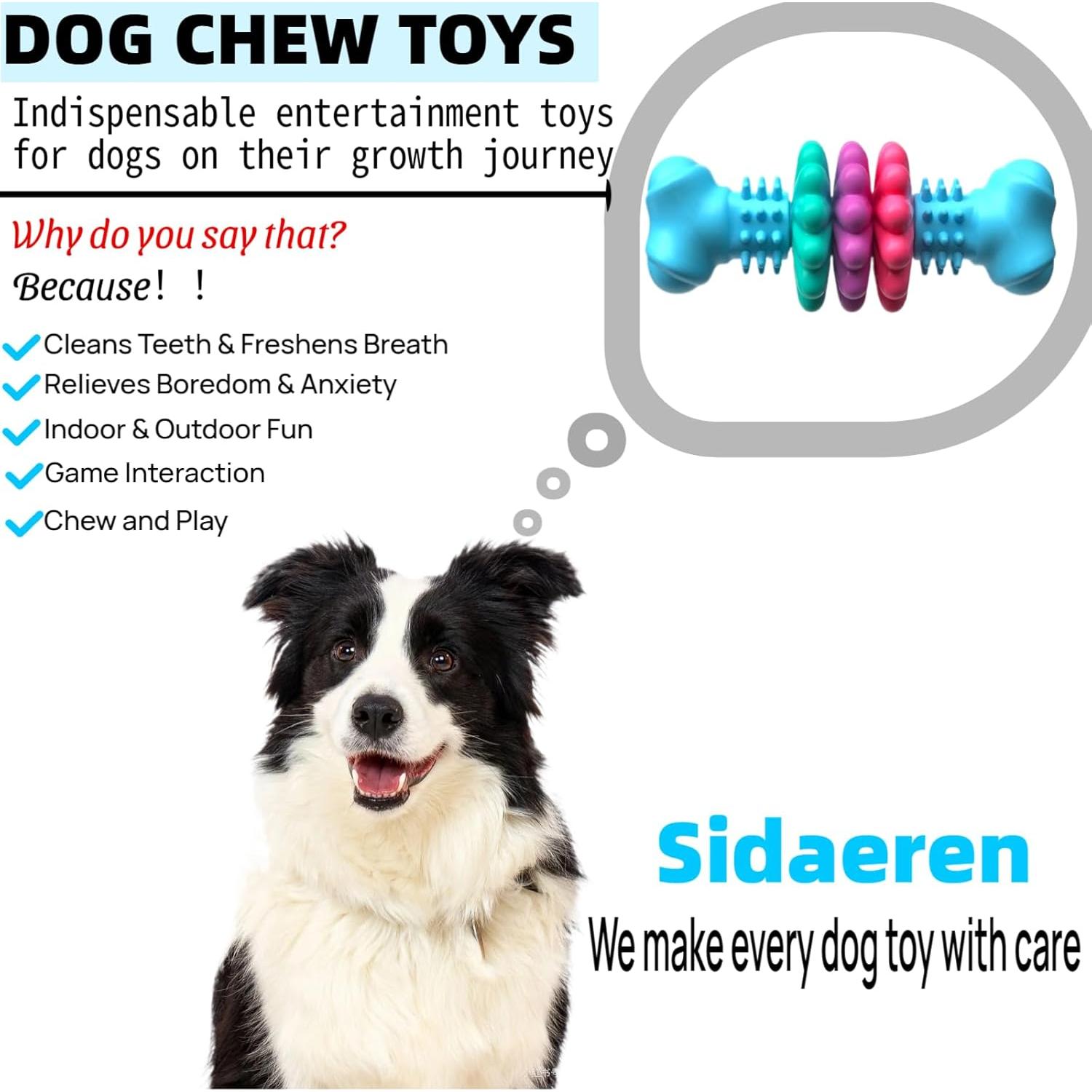 Juguete para Perros Pequeños SIDAEREN Hueso TPR 13cm