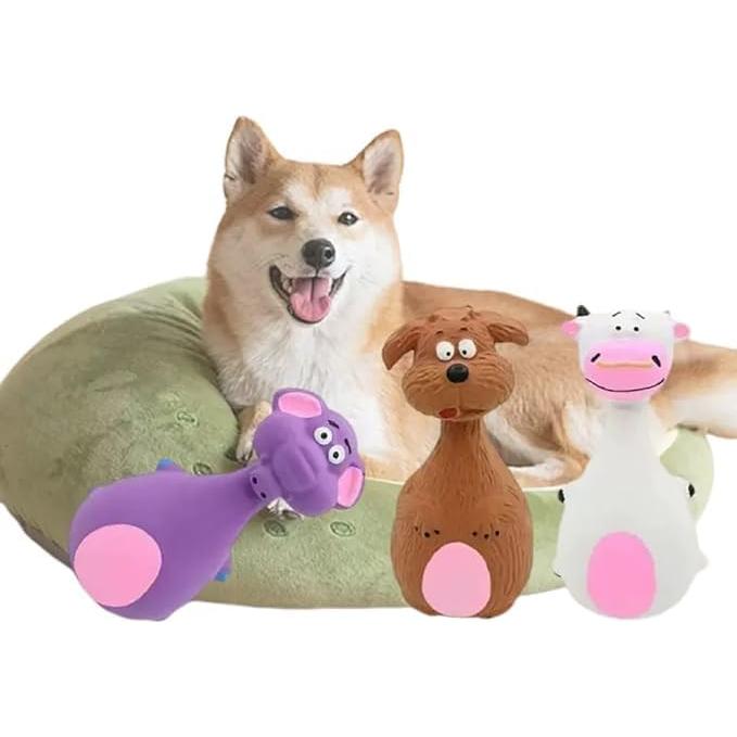 Juguete Squeaky para Perros Elefante de Láttex Natural 12.5cm