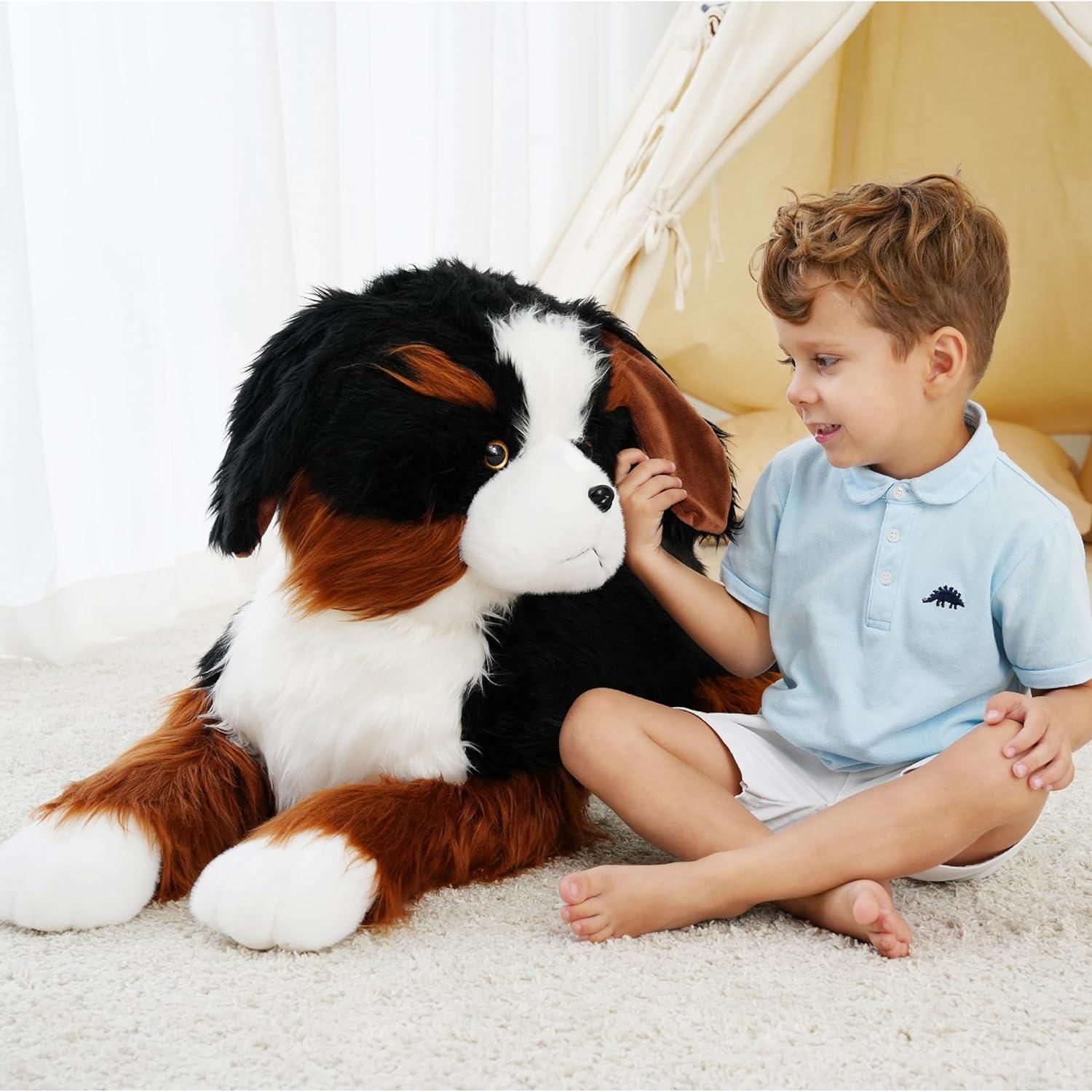 Perro de Montaña de Berna de Peluche Gigante 101.6 cm