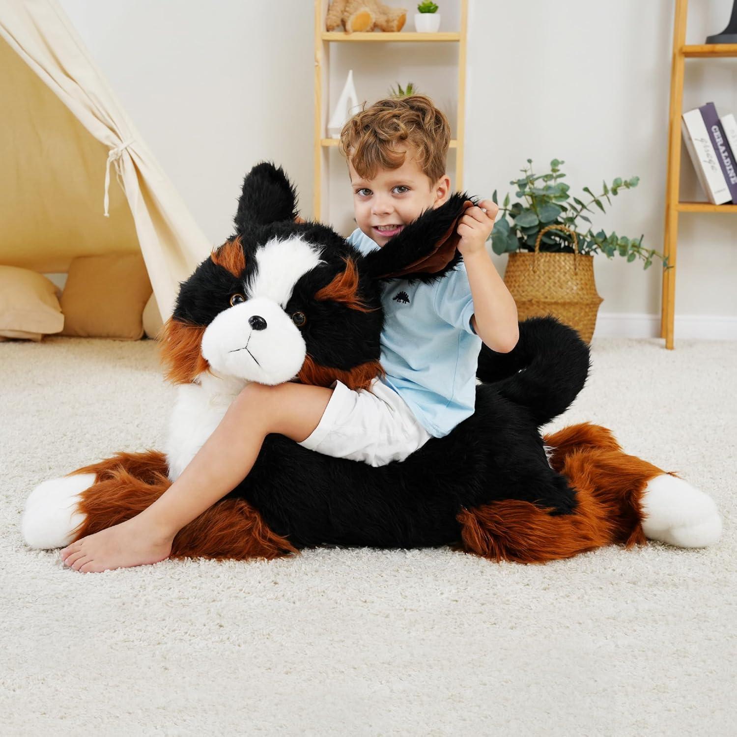Perro de Montaña de Berna de Peluche Gigante 101.6 cm