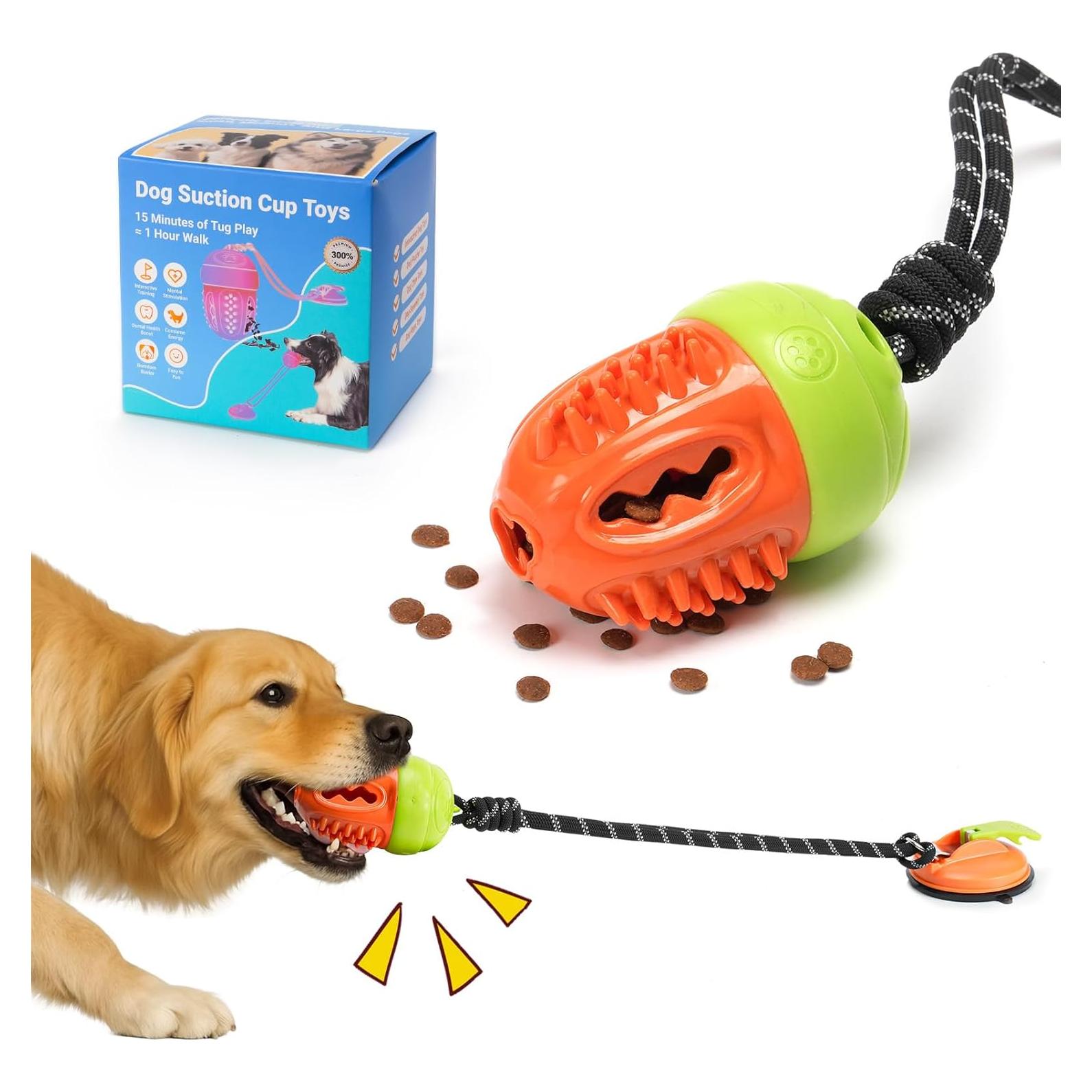 Juguete Interactivo para Perros Aipawzz con Ventosa y Cuerda