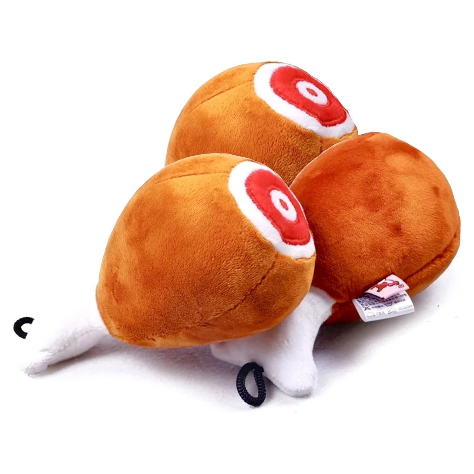 Juguetes de Peluche para Perros YESWOOD! Paquete de 3 Piernas de Pollo