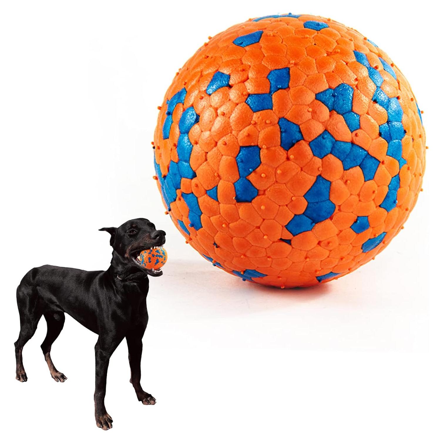 Pelota Rebotadora Indestructible para Perros DLDER 7 cm Naranja