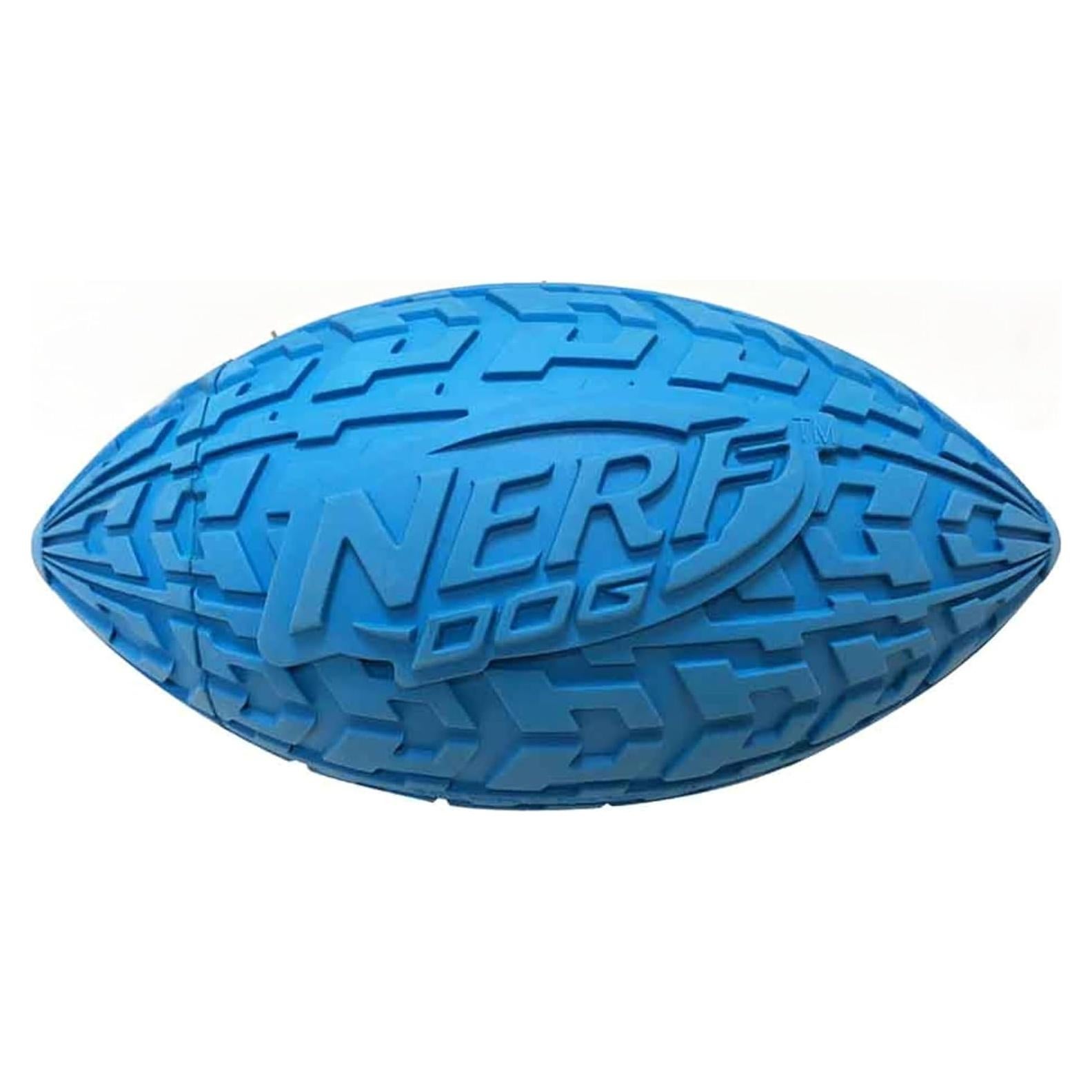 Juguete de Fútbol Squeaker Nerf Dog 15 cm Azul para Perros