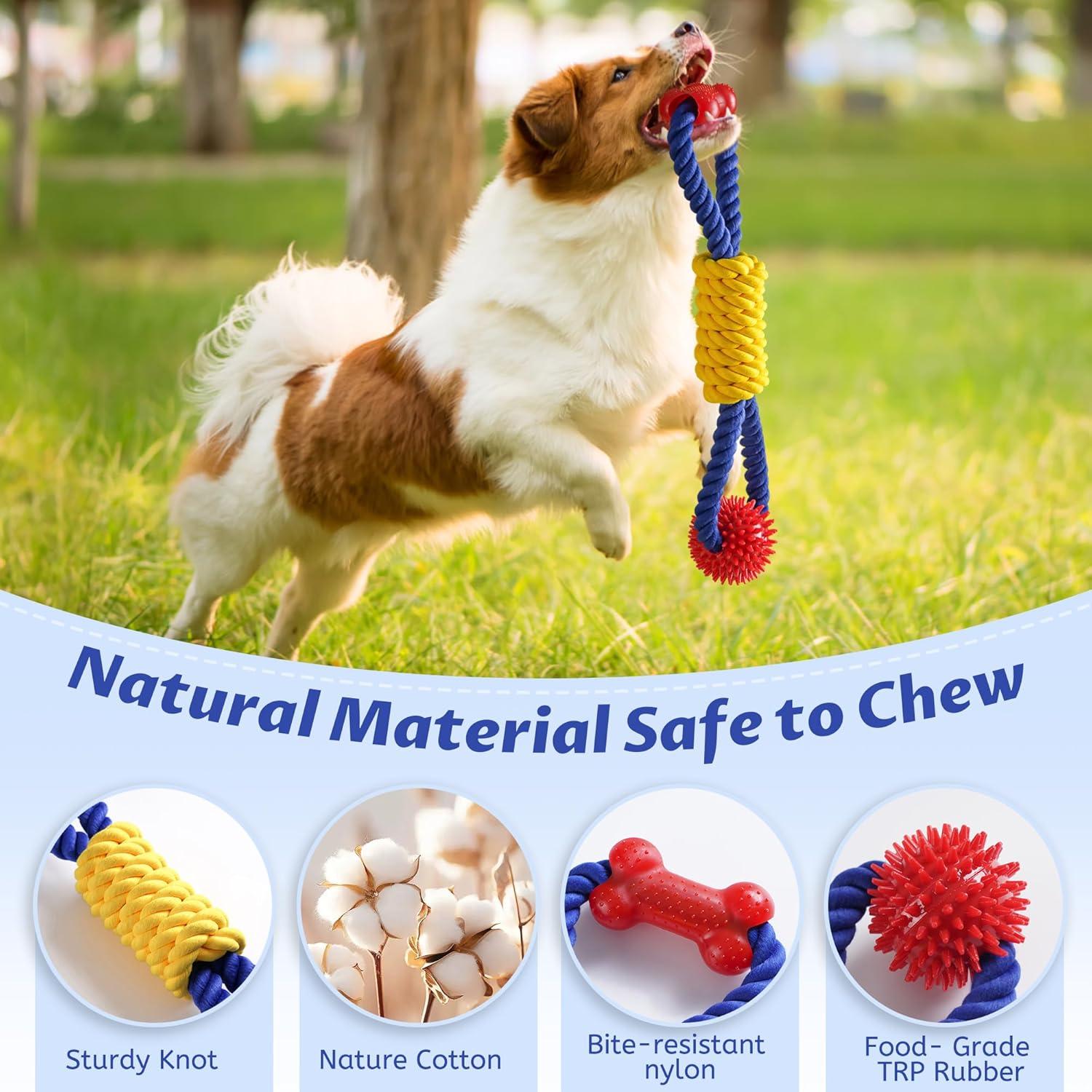 Juguete de Cuerda Interactivo Aitmexcn para Perros Medianos