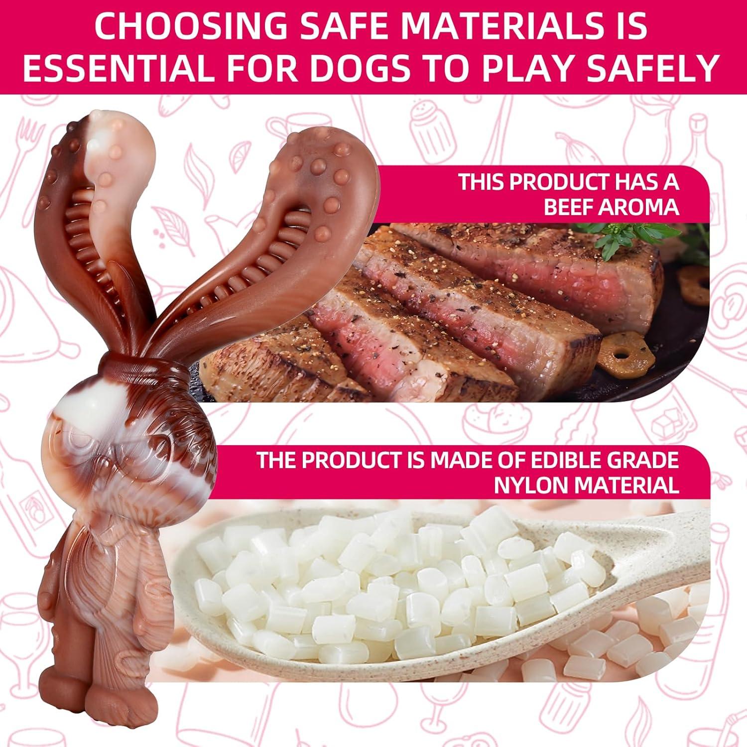 Juguete Indestructible para Perros NTFWG Conejo 17.95cm