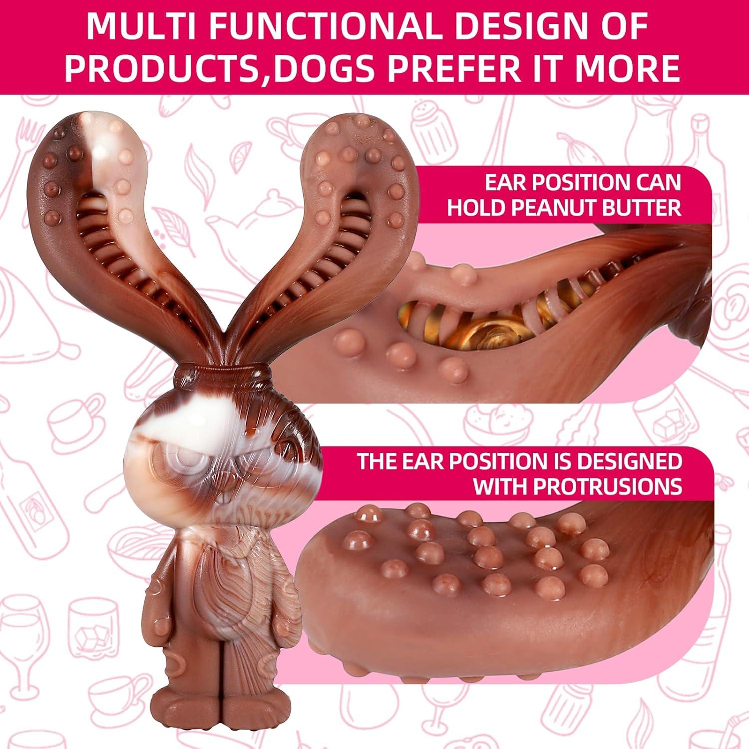 Juguete Indestructible para Perros NTFWG Conejo 17.95cm