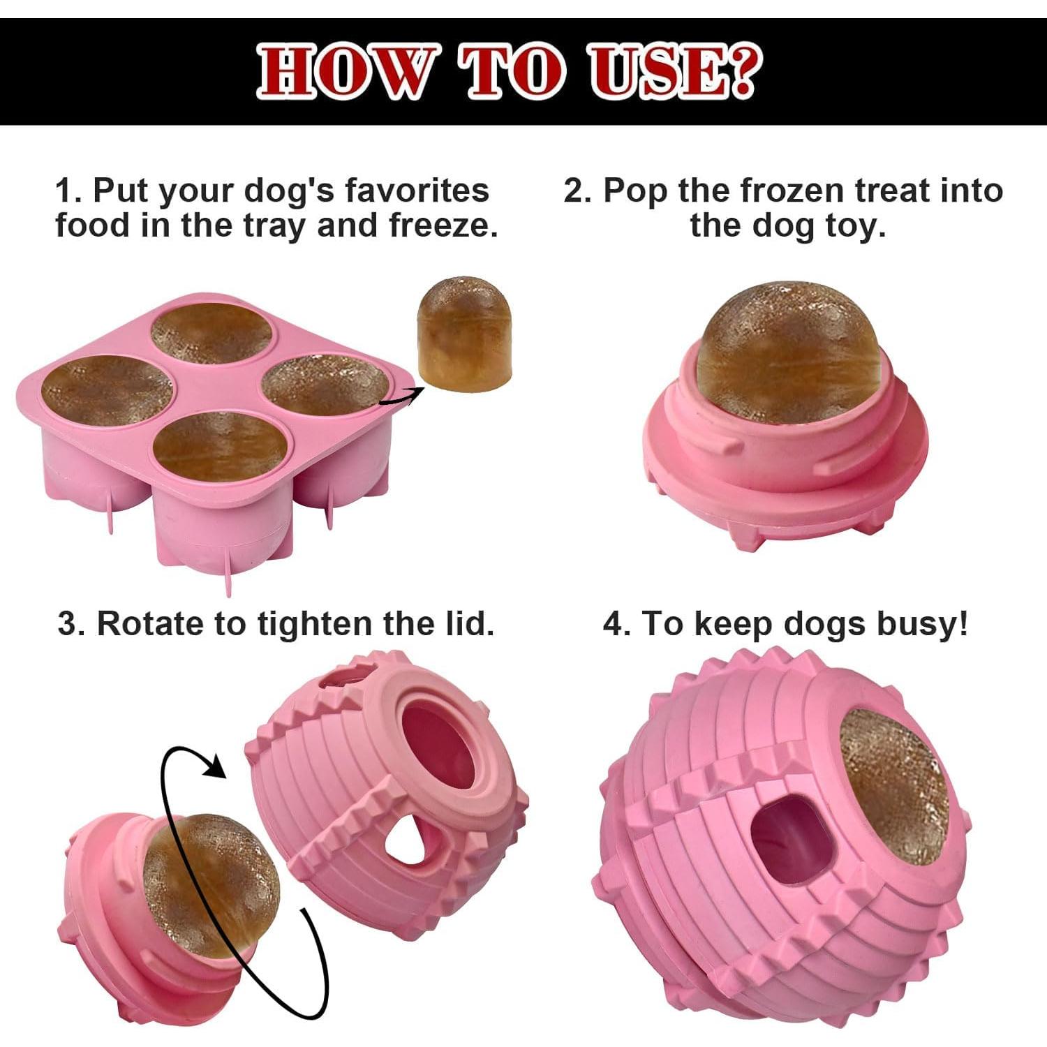 Juguete Interactivo para Perros XHX Mediano Rosa 11-34 kg