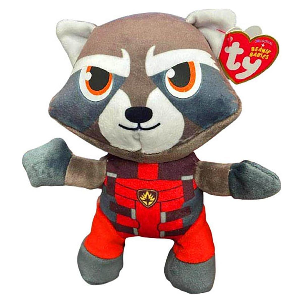 Peluche Cohete Ty Beanie Baby 15 cm Suave y Aplastable