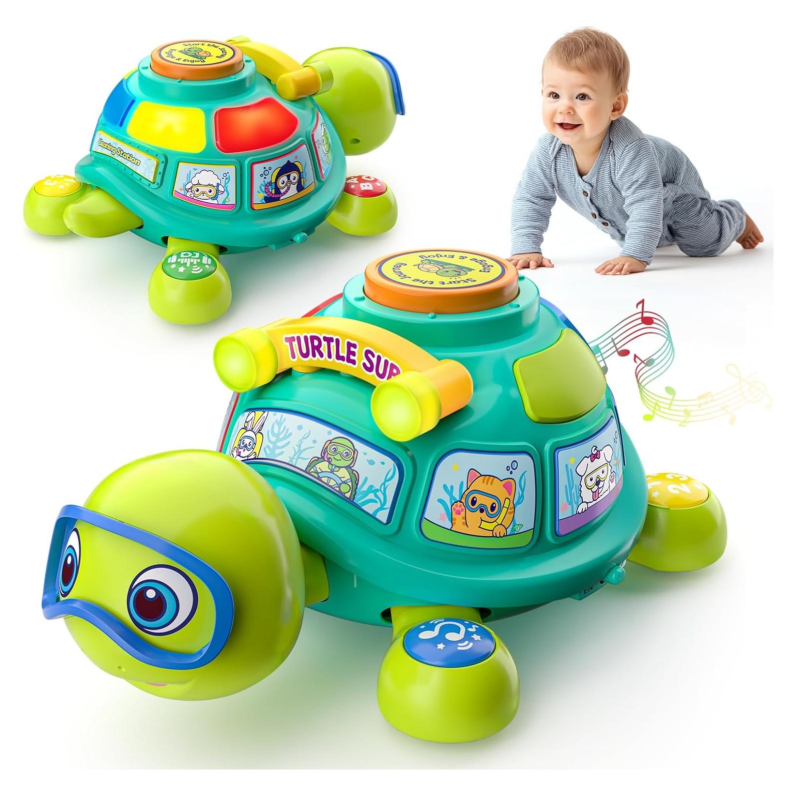 Tortuga Musical JXT para Bebés 6-12 Meses - Juguete Educativo